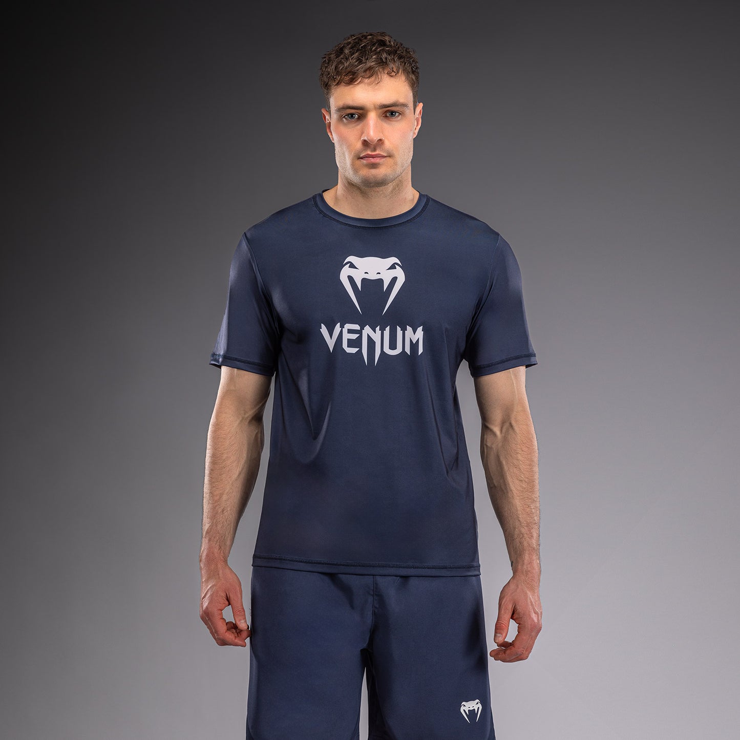 Venum Classic Dry Tech T-Shirt - Marineblau/Weiß