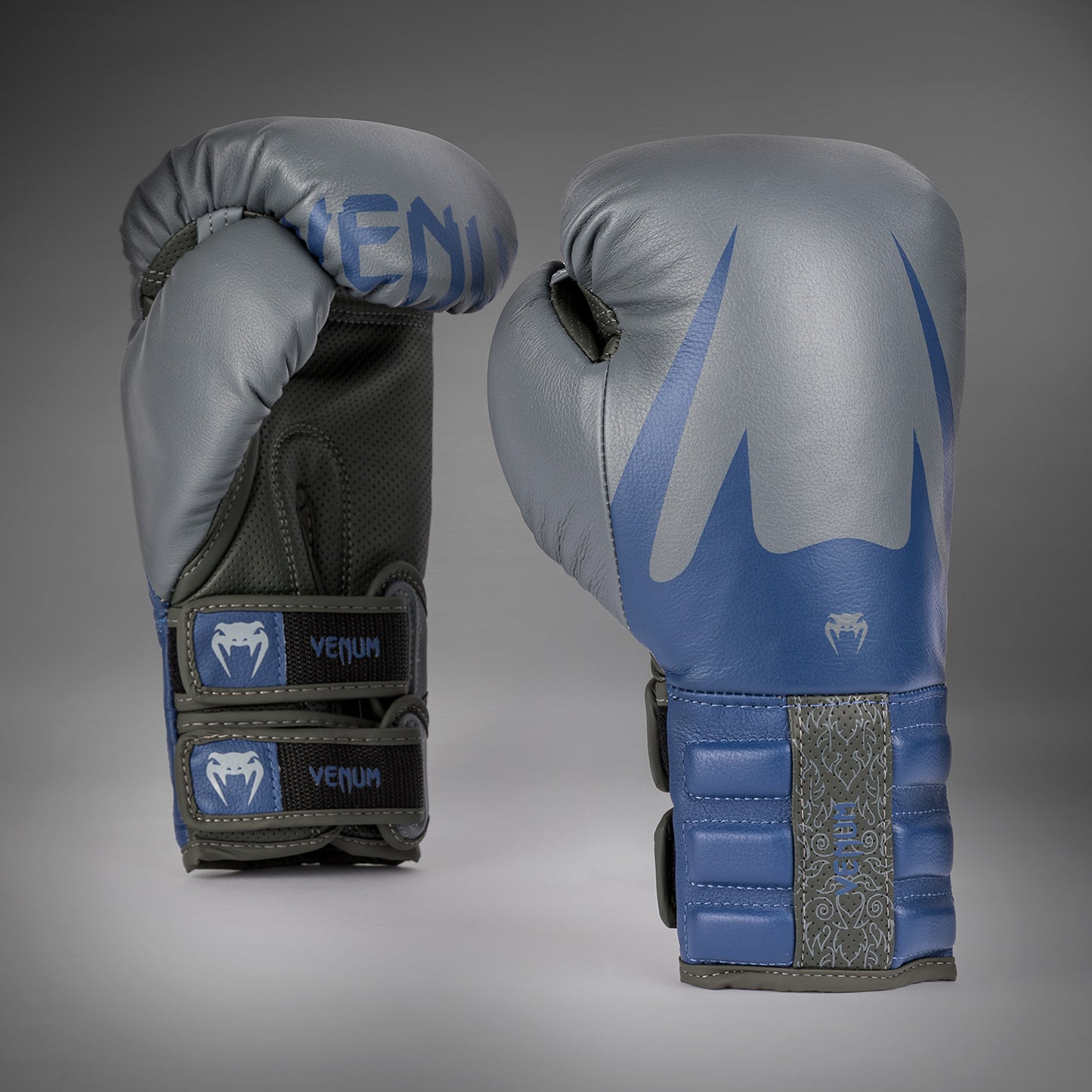 Venum Reverso Boxhandschuhe - Sturmgrau/Royalblau