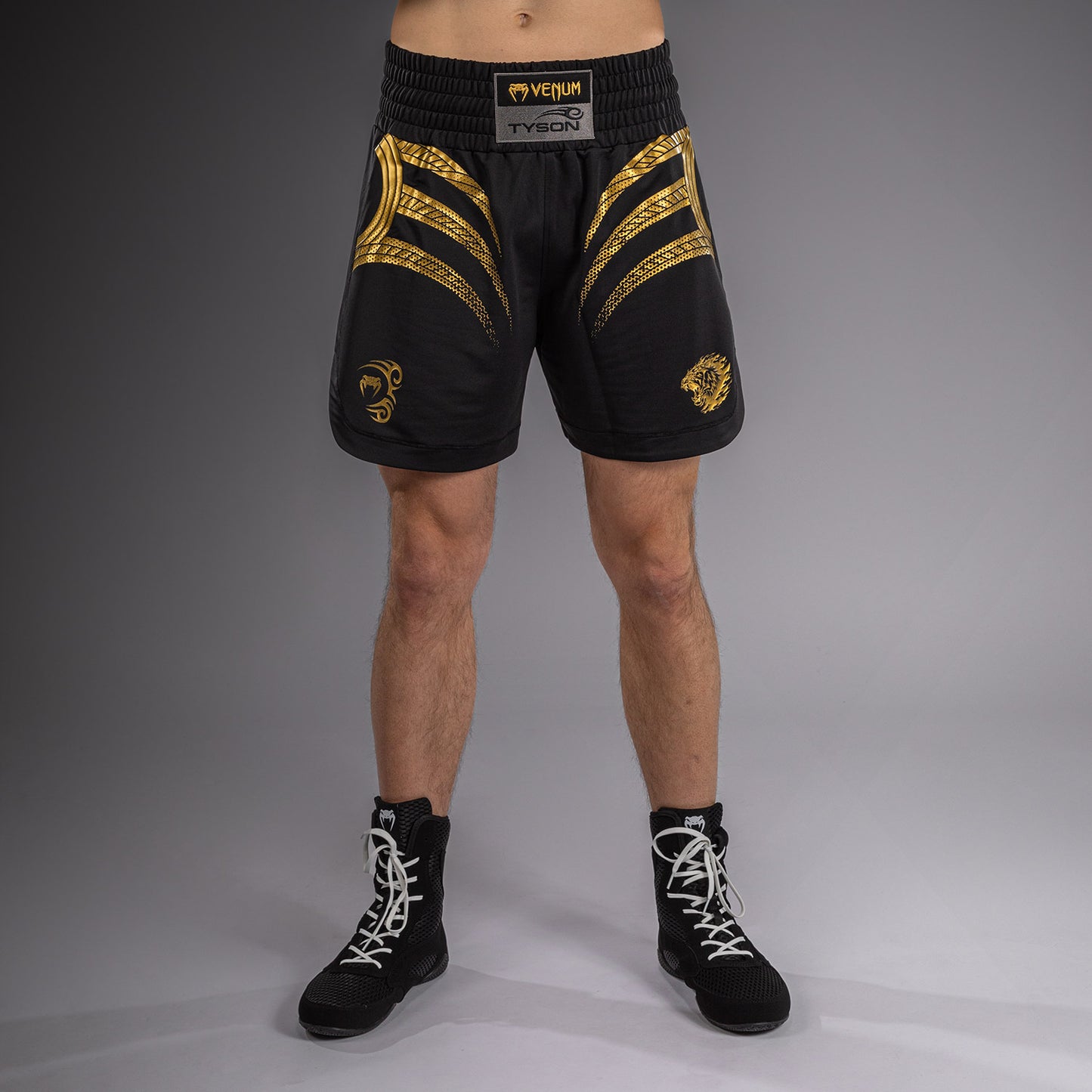Venum x Mike Tyson Tiger Boxshorts - Schwarz/Gold