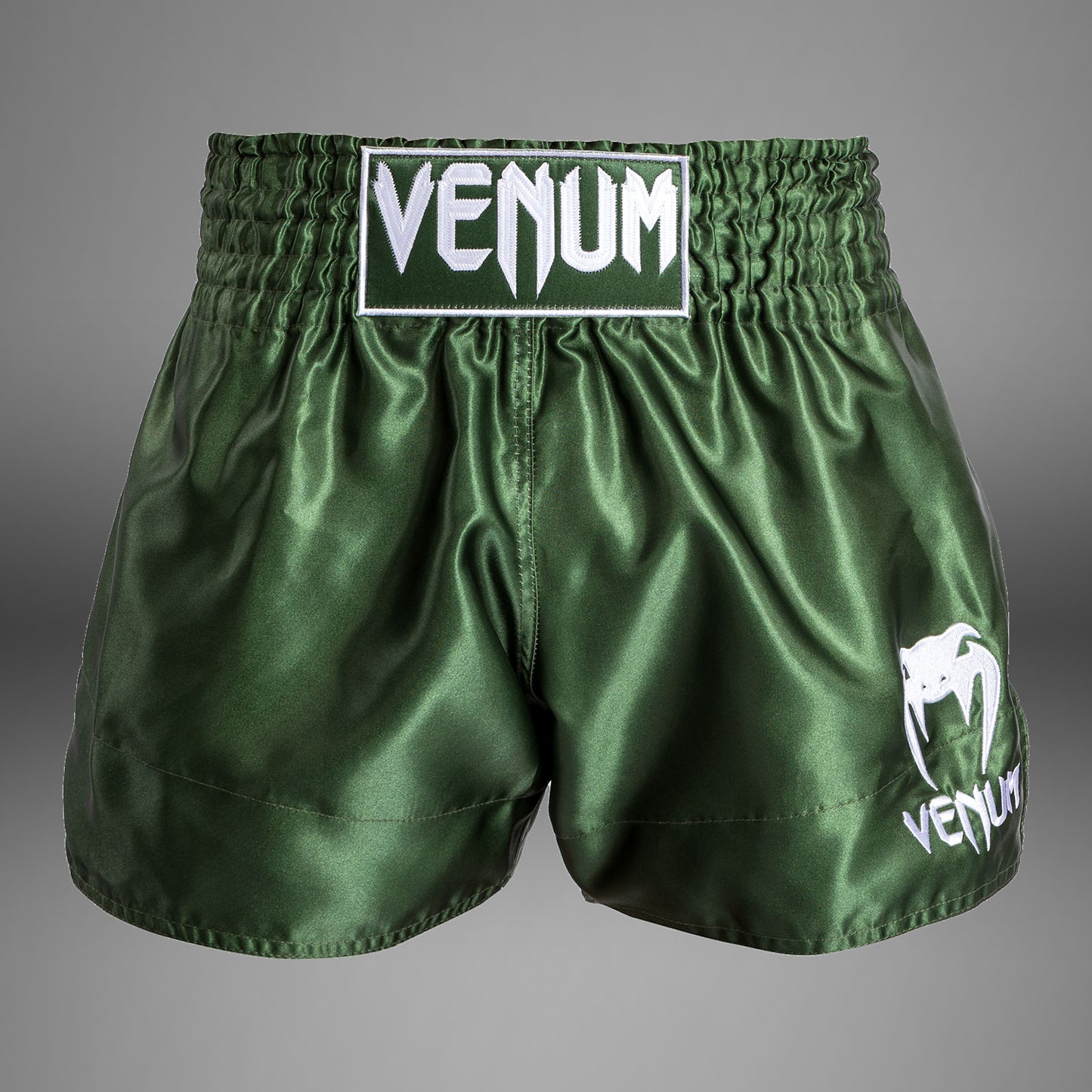 Venum Classic Muay Thaï Short Khaki/Weiß