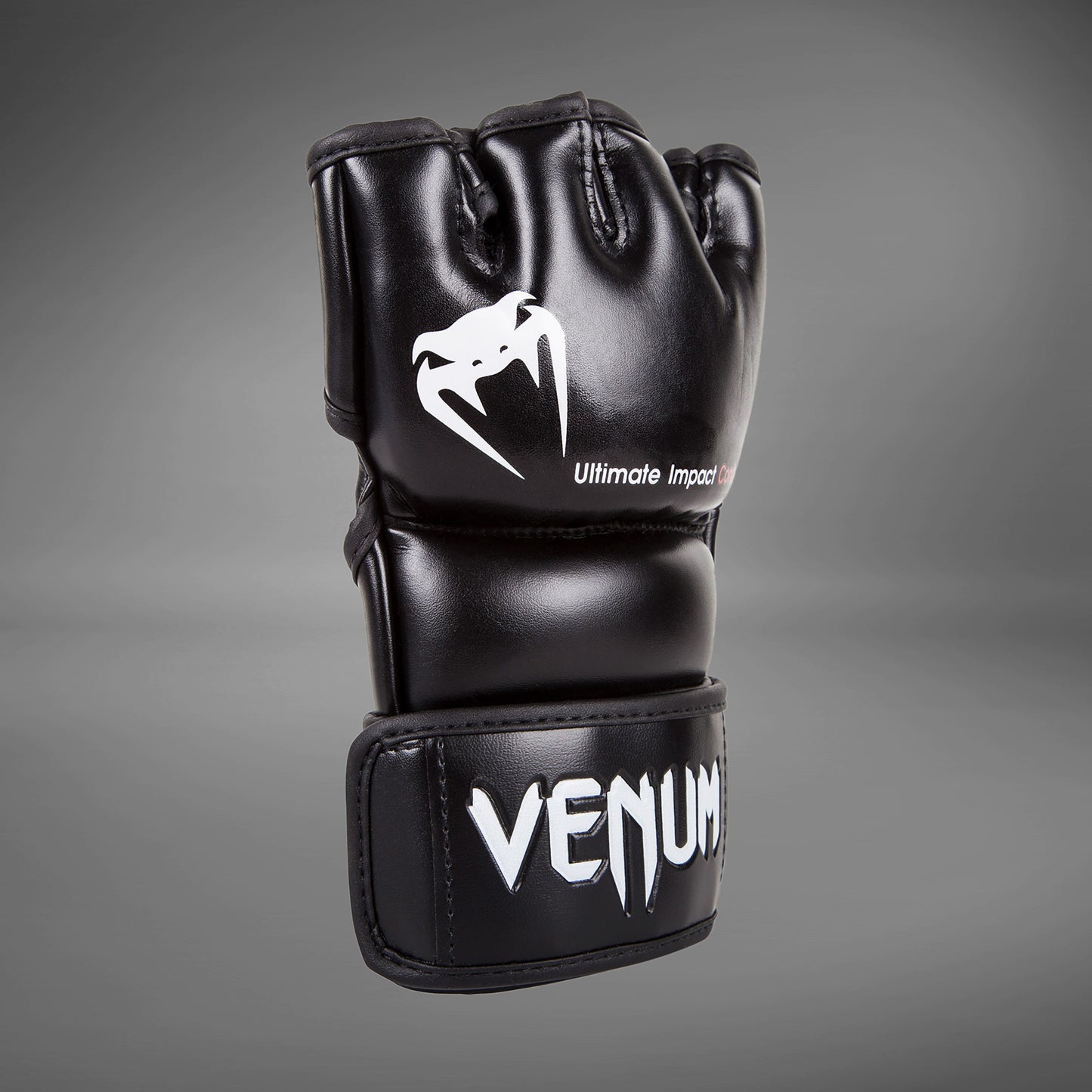Venum Impact MMA Handschuhe - Skintex-Leder - Schwarz