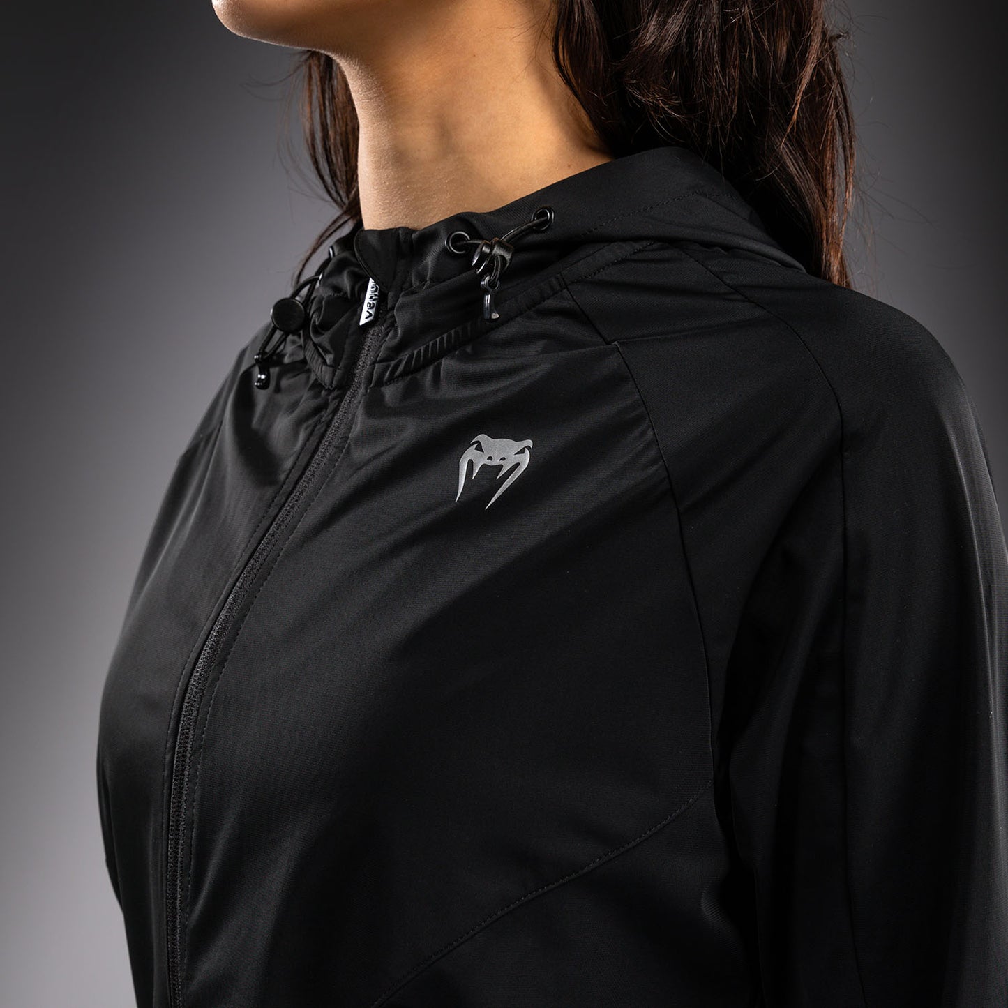 Venum Contender Aero Trainingsjacke für Damen – Schwarz