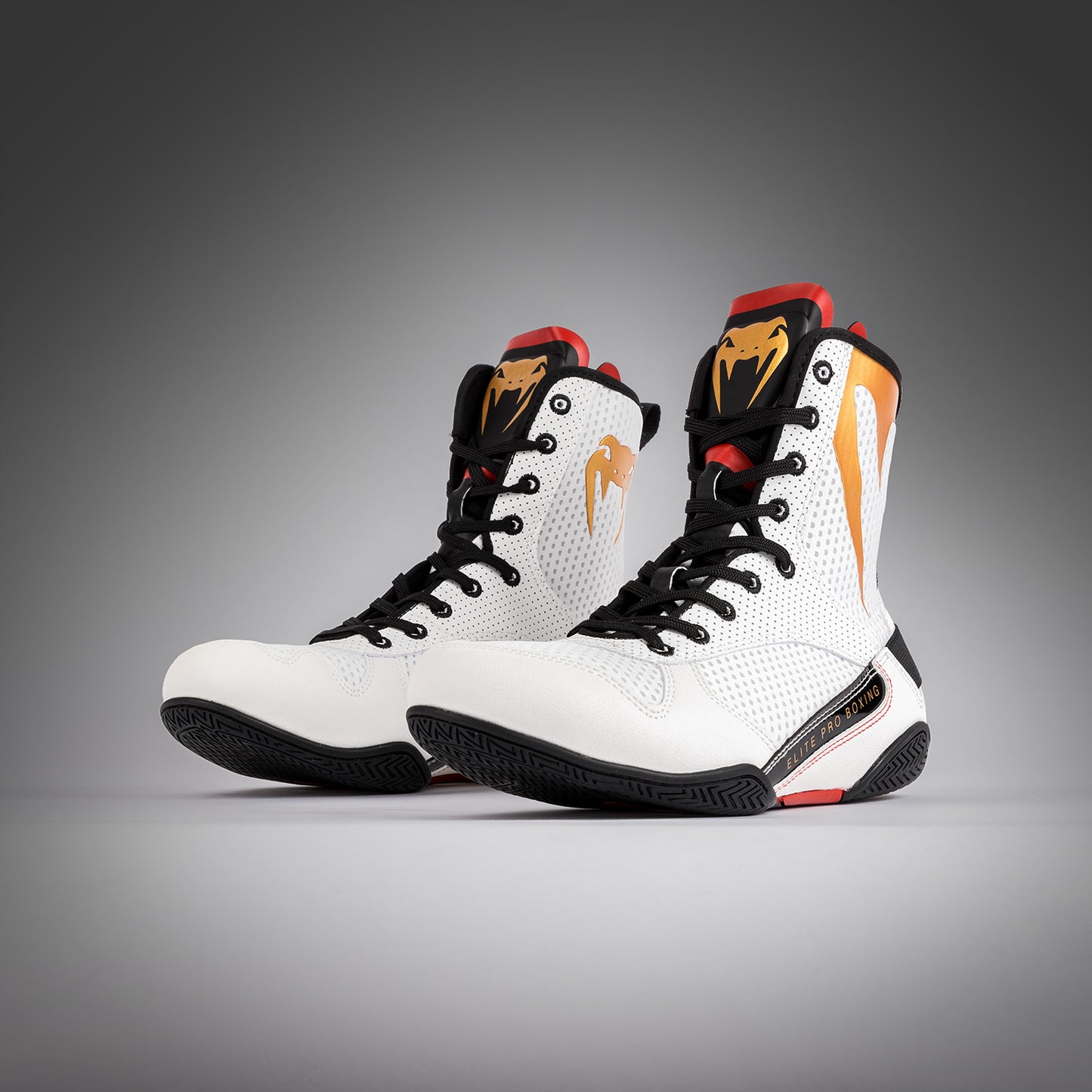 Venum Elite Boxschuhe - Eis/Gold