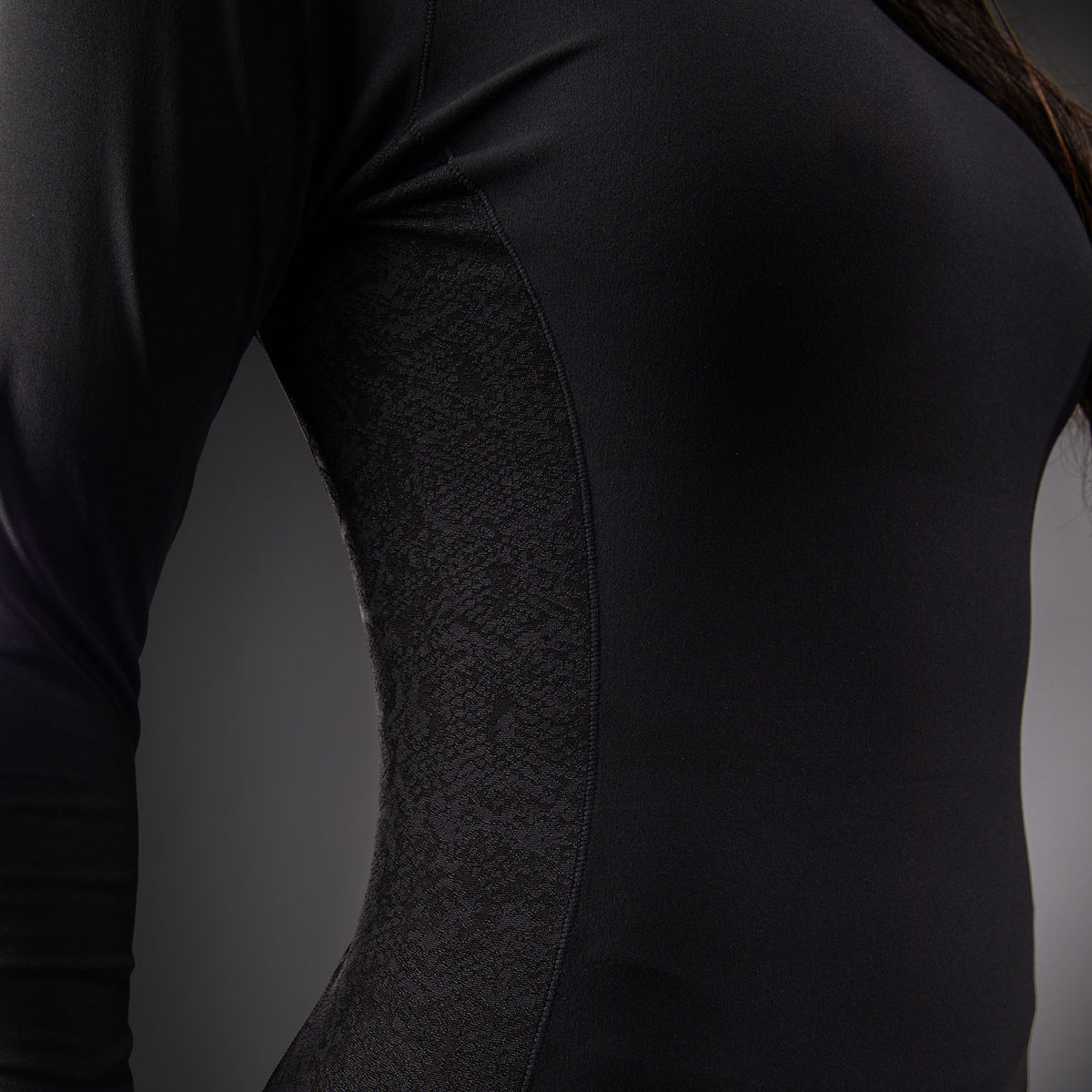 Venum Viper Damen Langarm-Rashguard - Schwarz