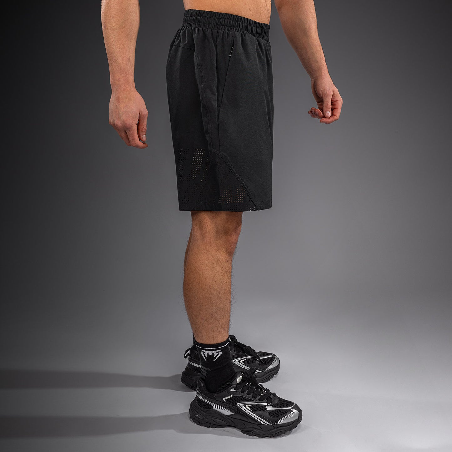 Venum Lazer Trainingsshorts - Schwarz/Grau