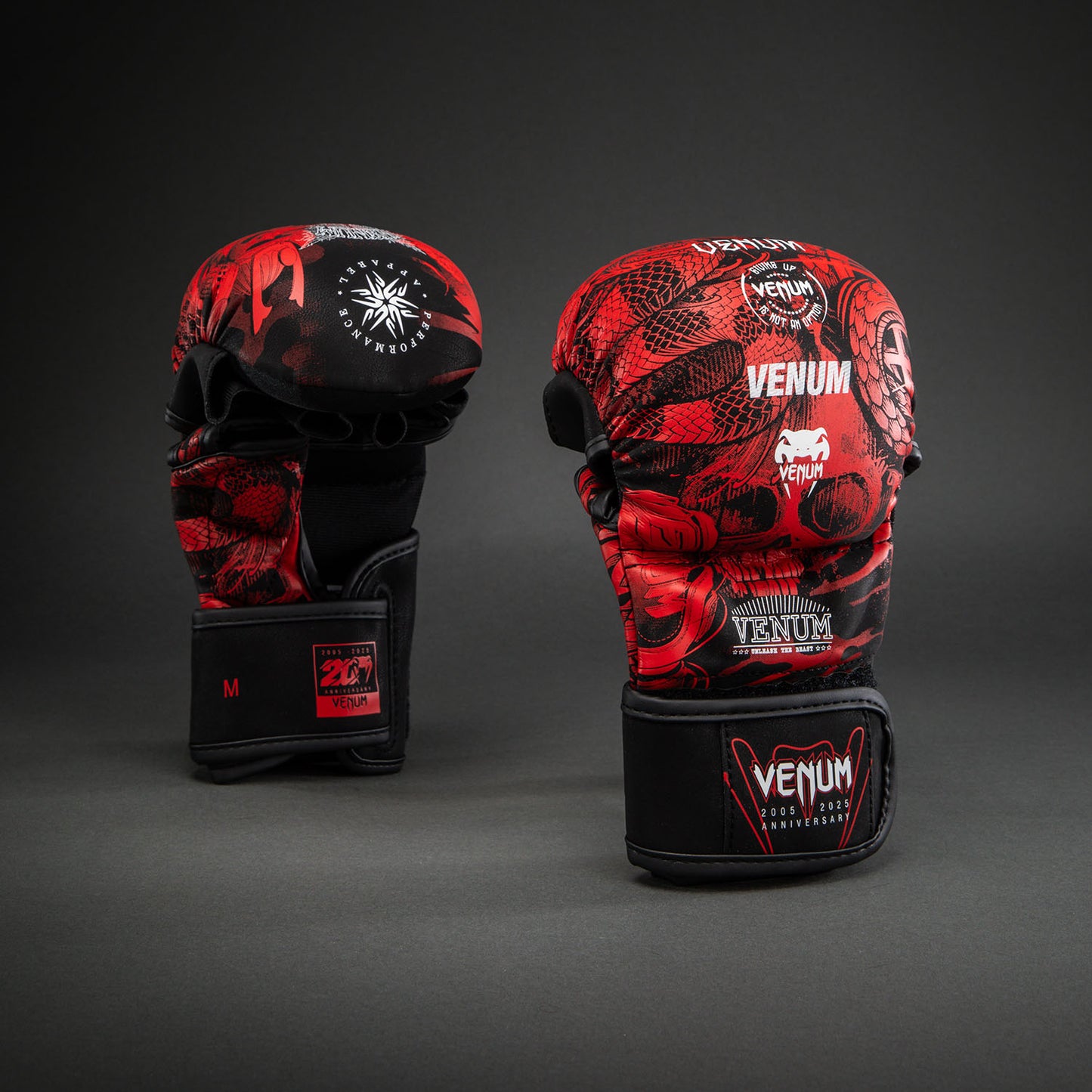 Venum 20th Anniversary Sparringhandschuhe - Schwarz/Rot