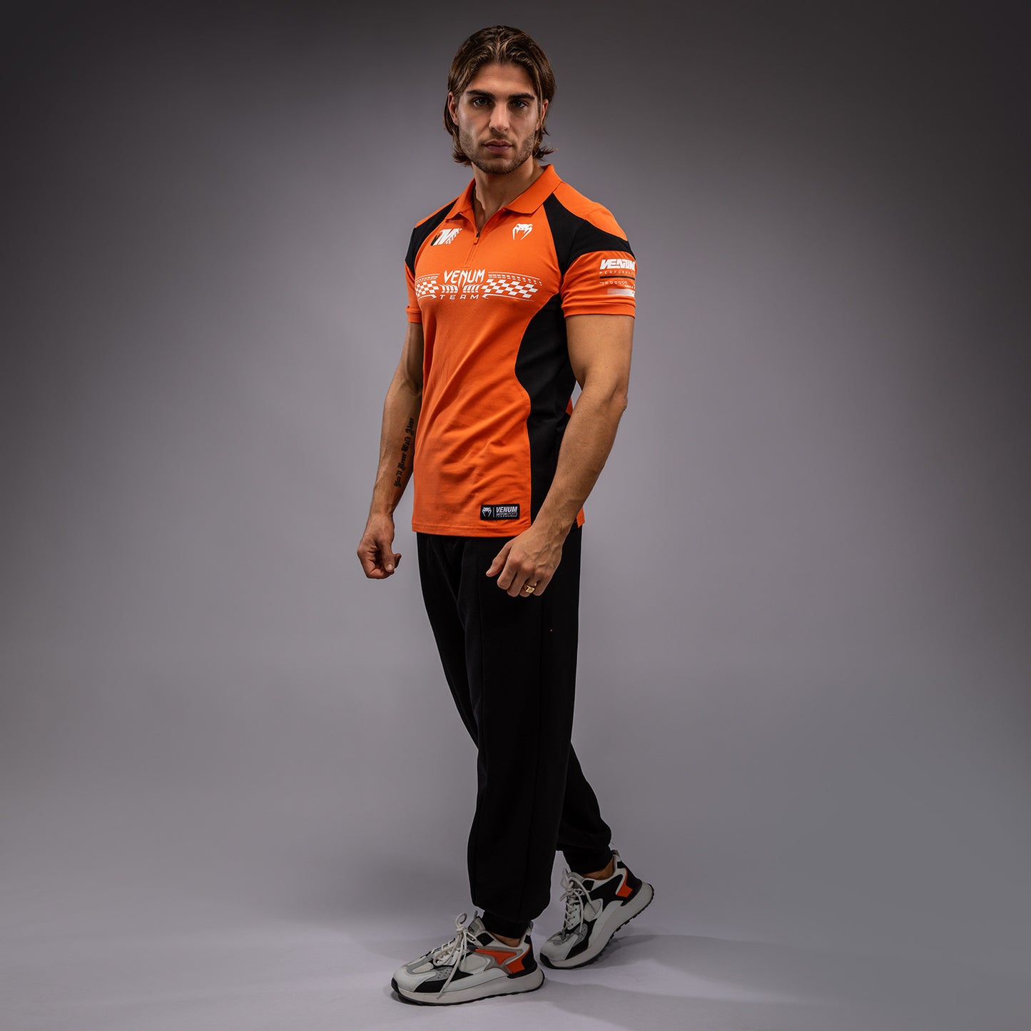 Venum Motorsport Baumwollpolo - Mandarine