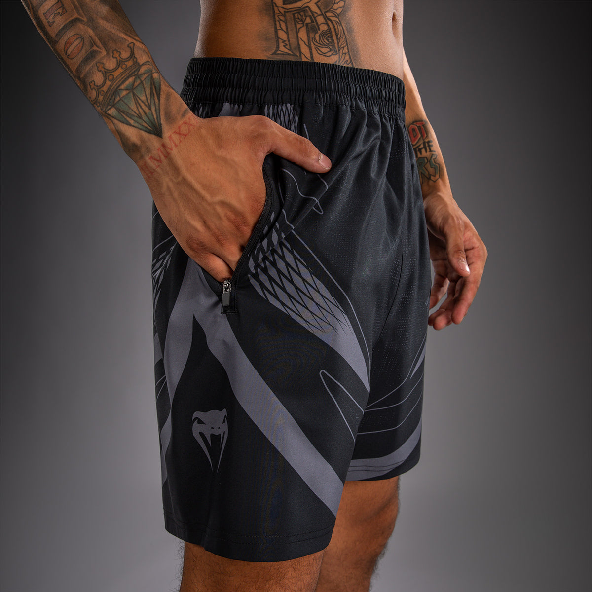 Venum Amazonia Reborn Trainingsshorts - Schwarz/Grau