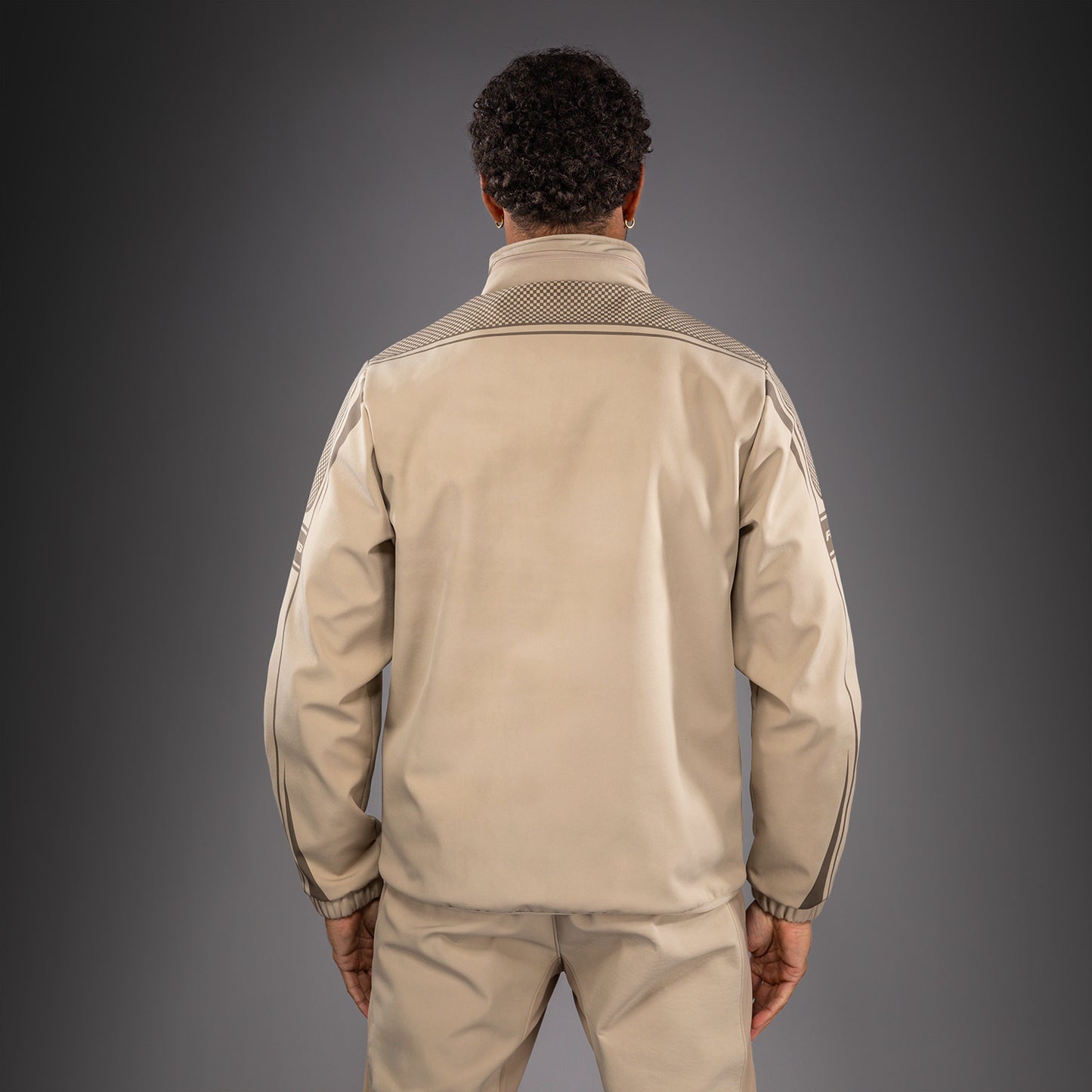 Venum UFC Unity by Venum Authentic Fight Week Herren-Kapuzenjacke mit Reißverschluss - Sand