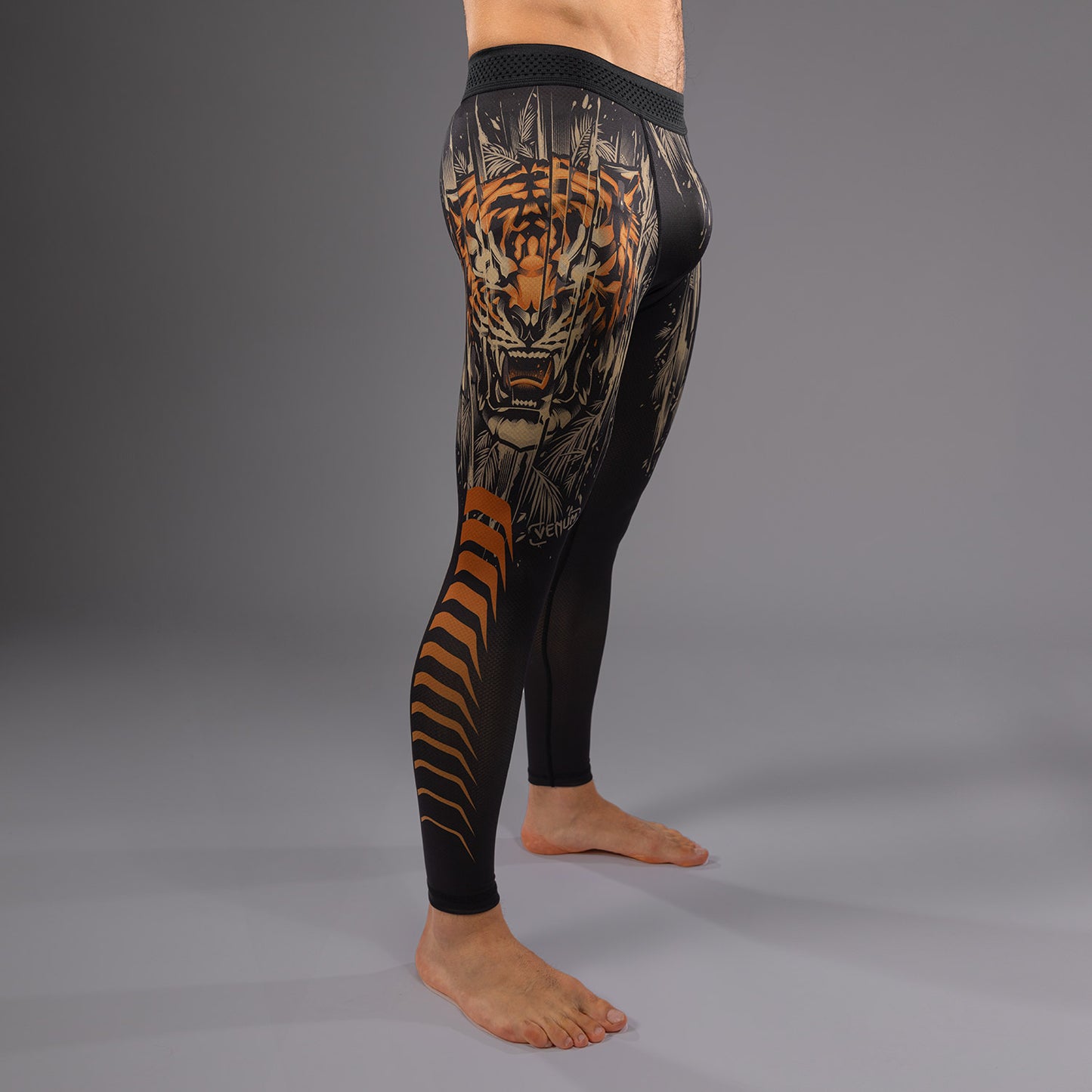 Venum Tiger Herren Spats - Schwarz/Neonorange