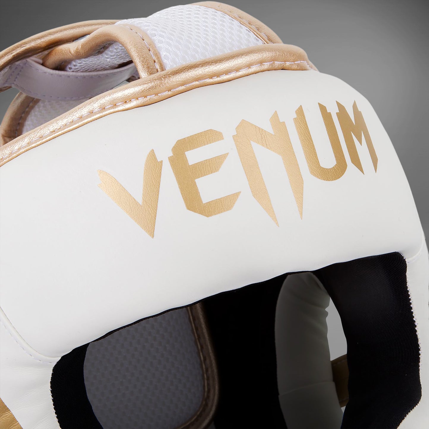 Venum Elite Kopfschutz-Weiß/Gold