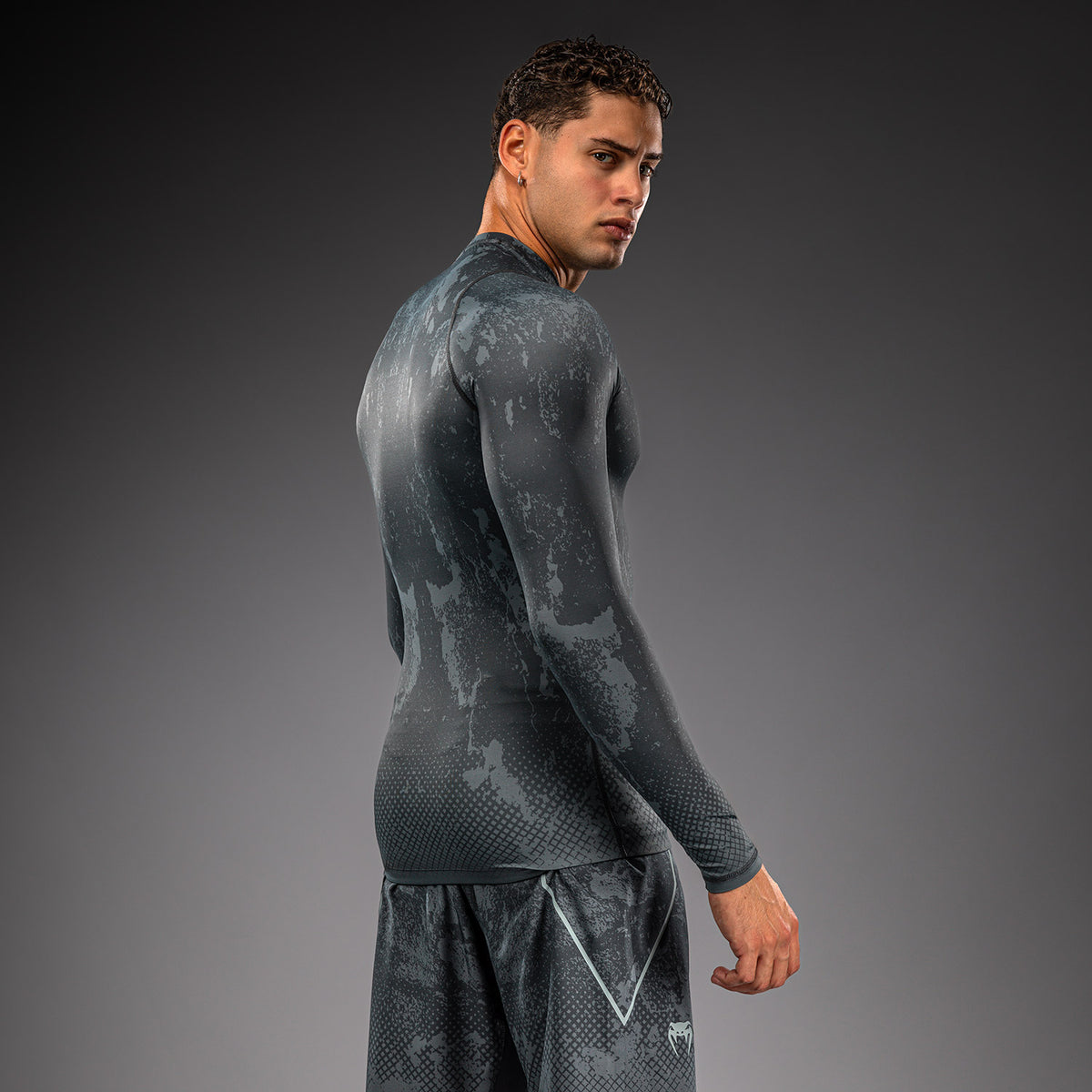 Venum x Batman Langarm-Rashguard - Schwarz/Grau/Rot