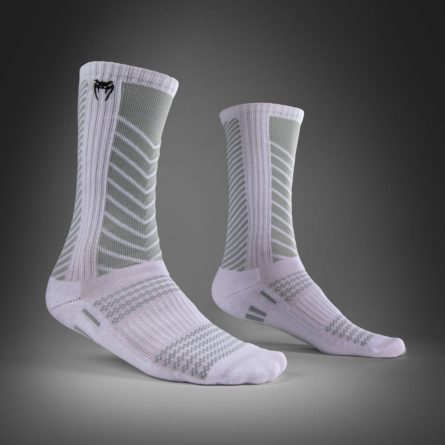 Venum Vector Crew-Socken - Weiß/Grau