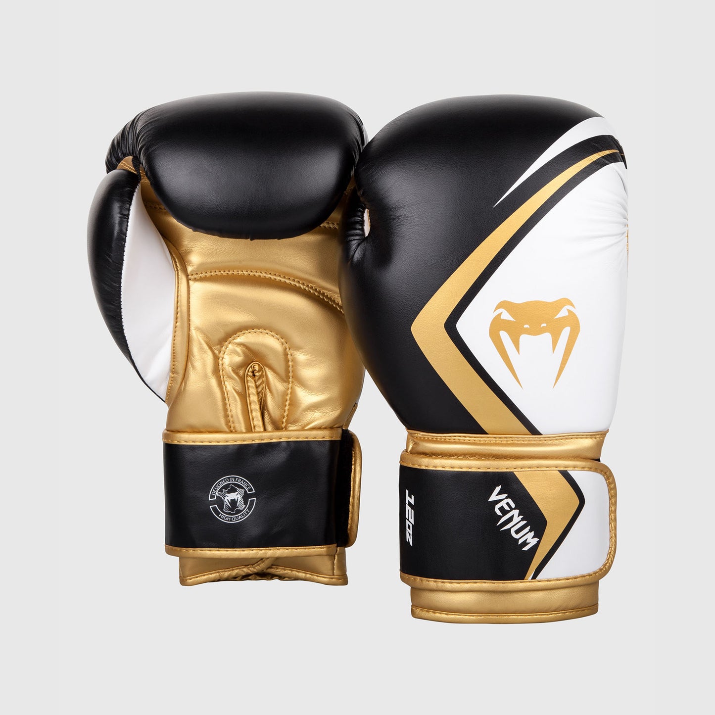 Venum Contender 2.0 Boxhandschuhe - Schwarz/Weiß-Gold