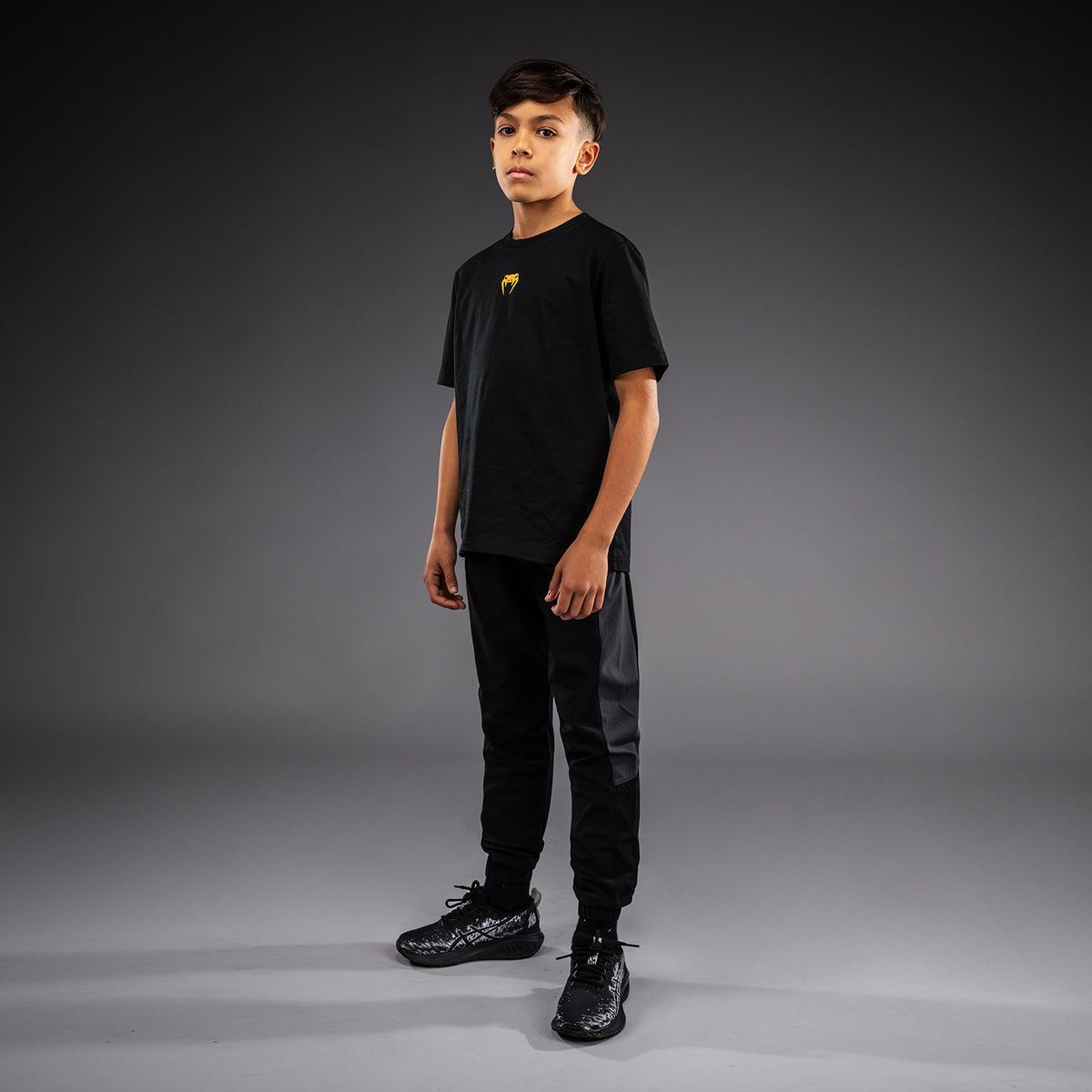 Venum Essential Baumwoll-T-Shirt für Kinder - Schwarz/Gold