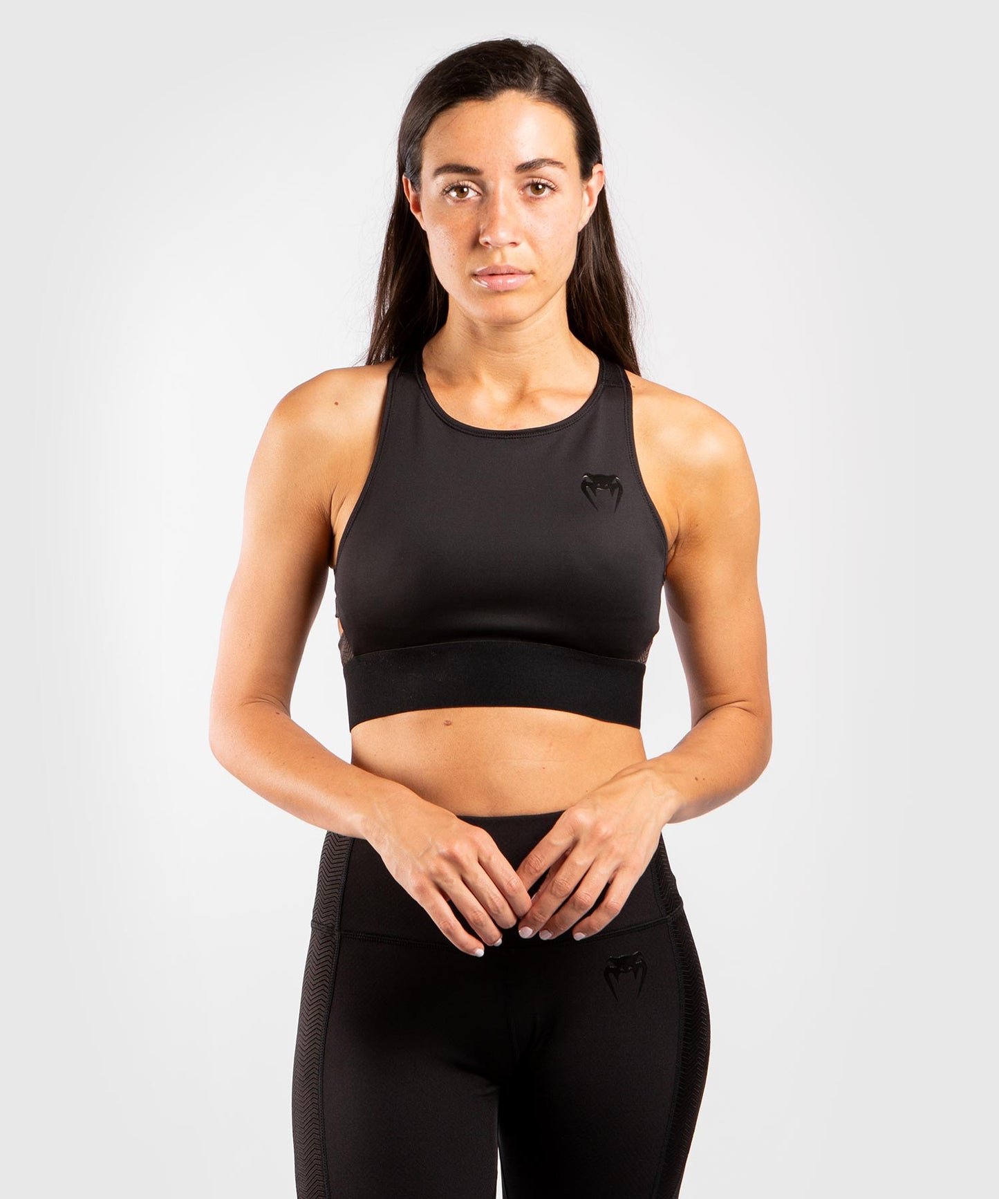 Venum G-fit Sport-BH – Schwarz / Schwarz