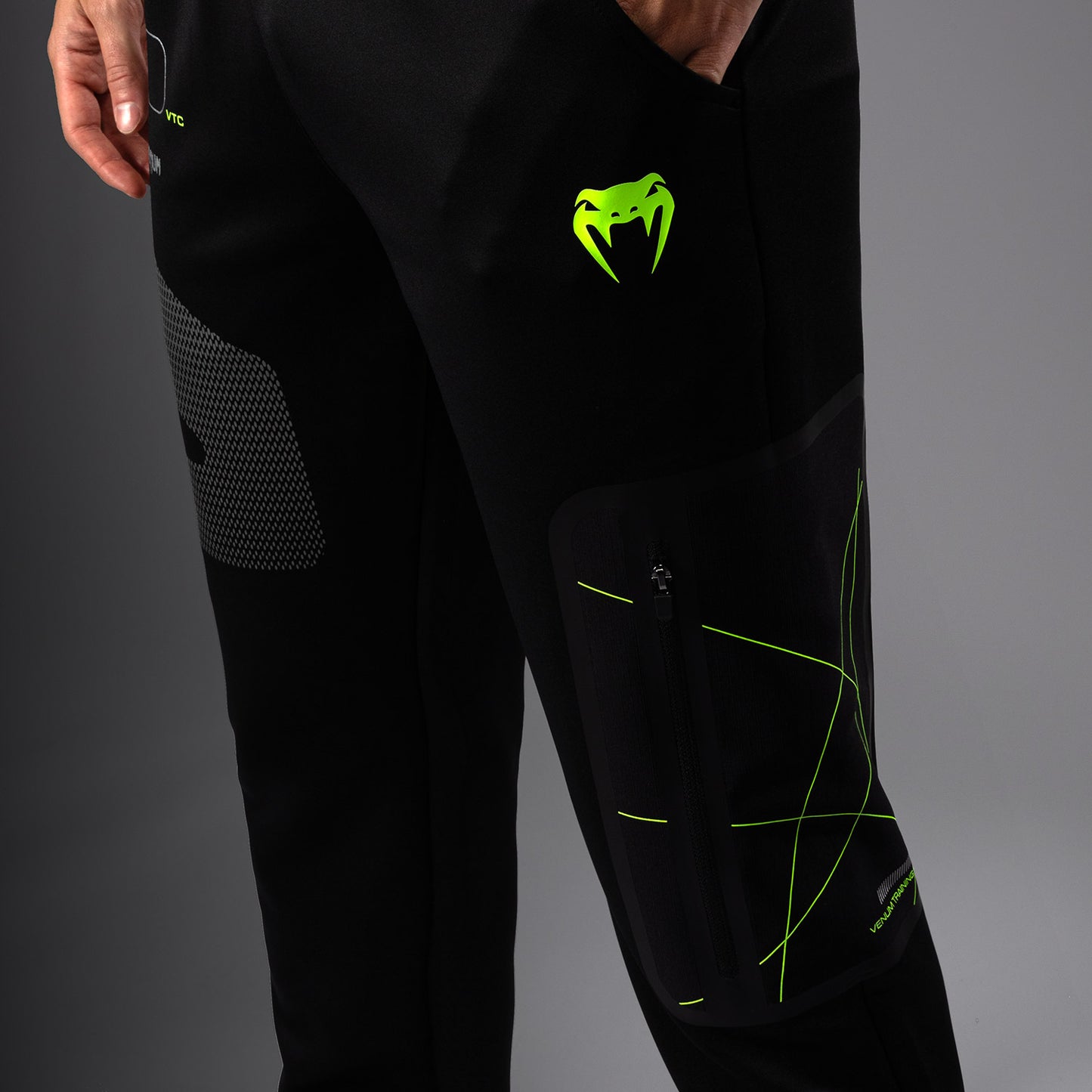 Venum Training Camp 4.0 Jogginghose - Schwarz/Neongrün