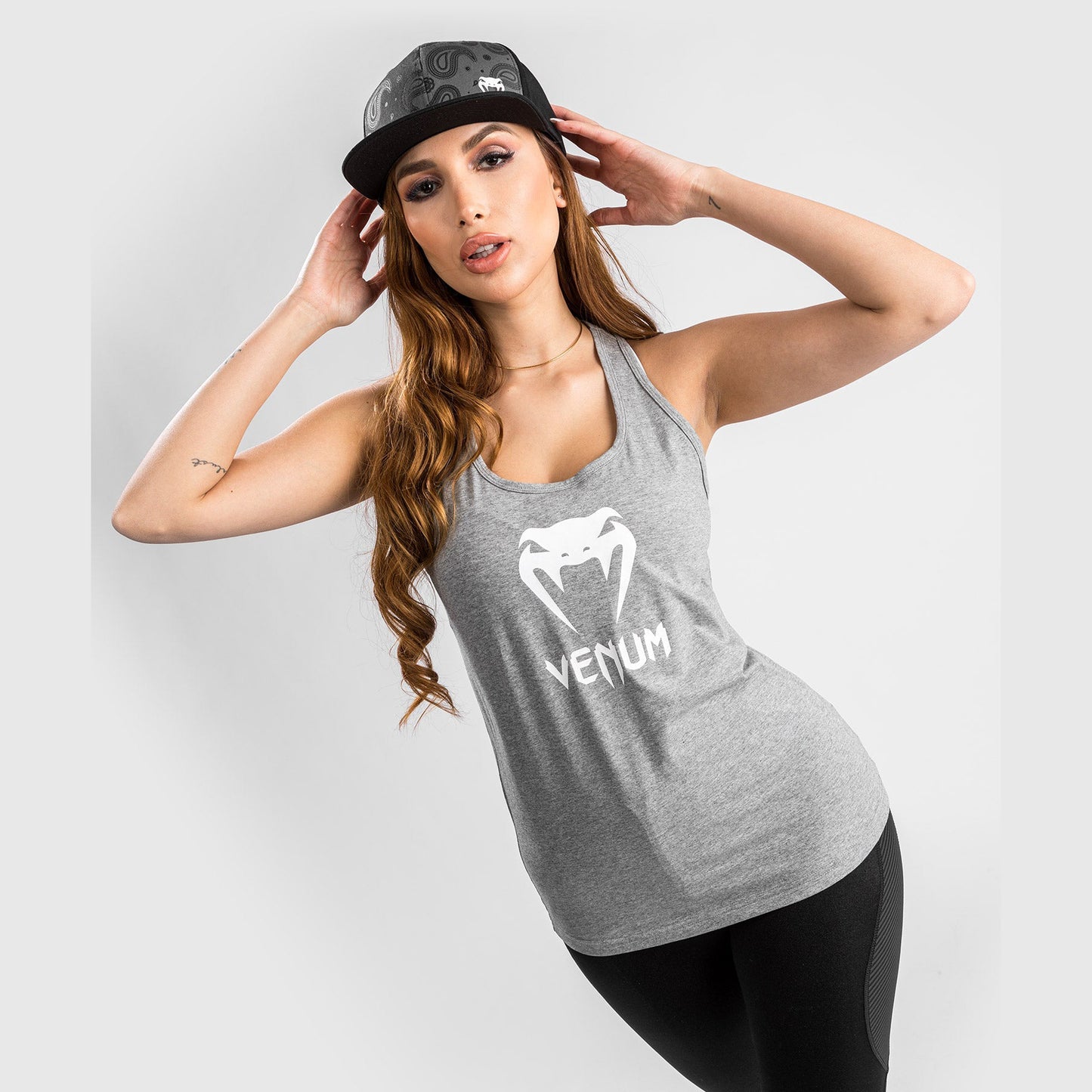 Venum Classic Tank Top – Für Frauen - Hellgrau Meliert