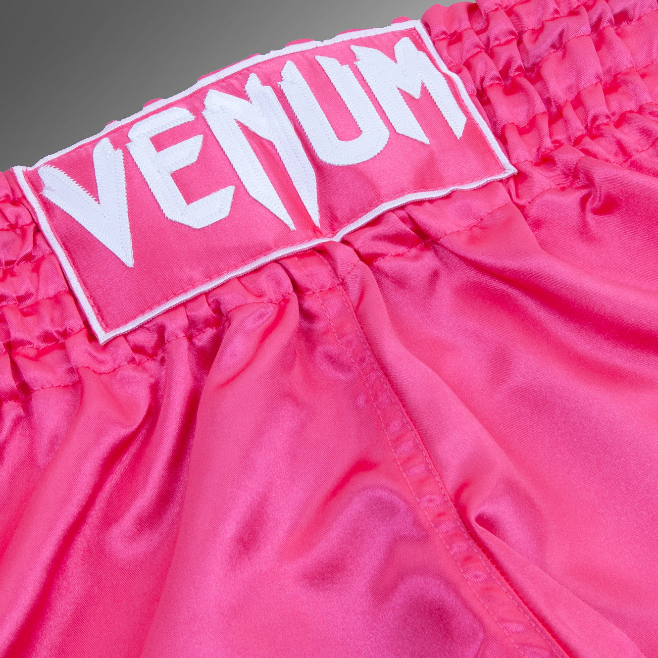 Venum Classic Shorts Muay Thai - Rosa/Weiß