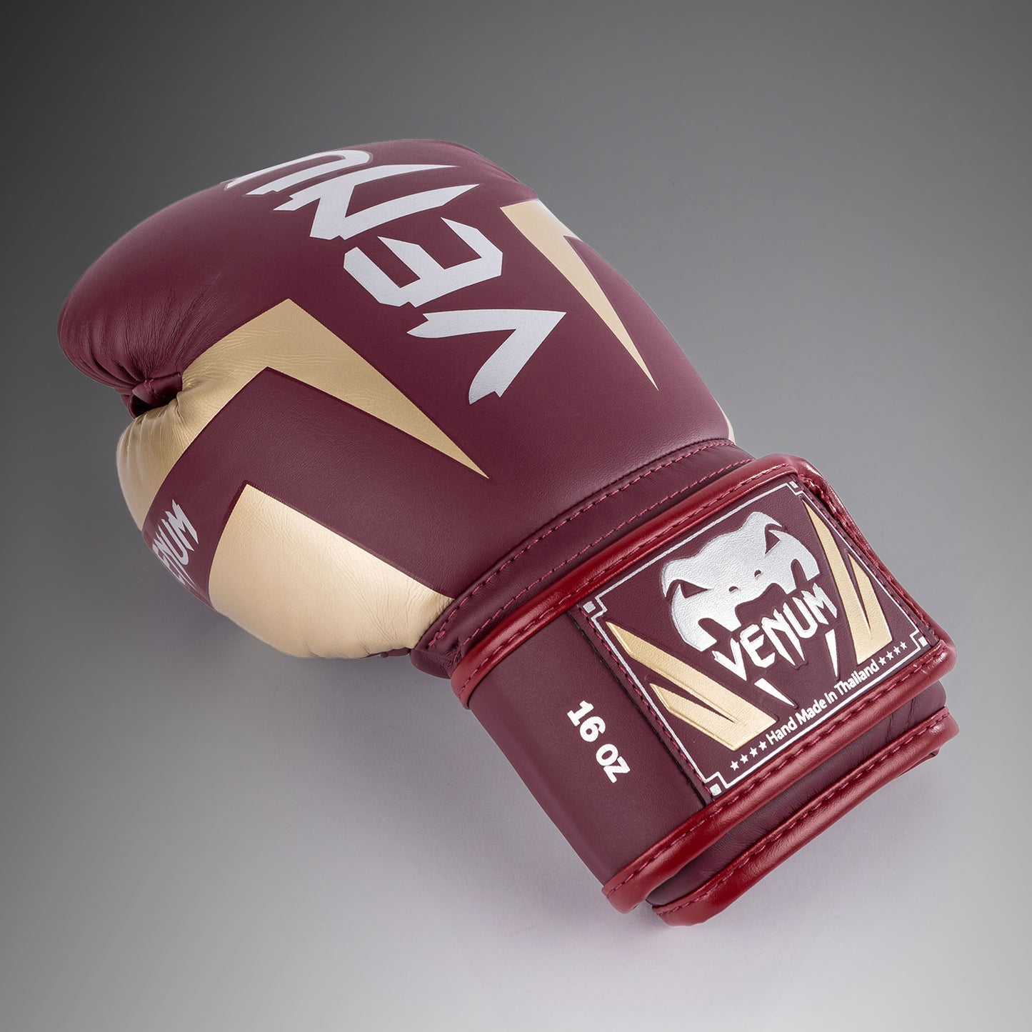 Venum Elite Boxhandschuhe - Burgund/Gold