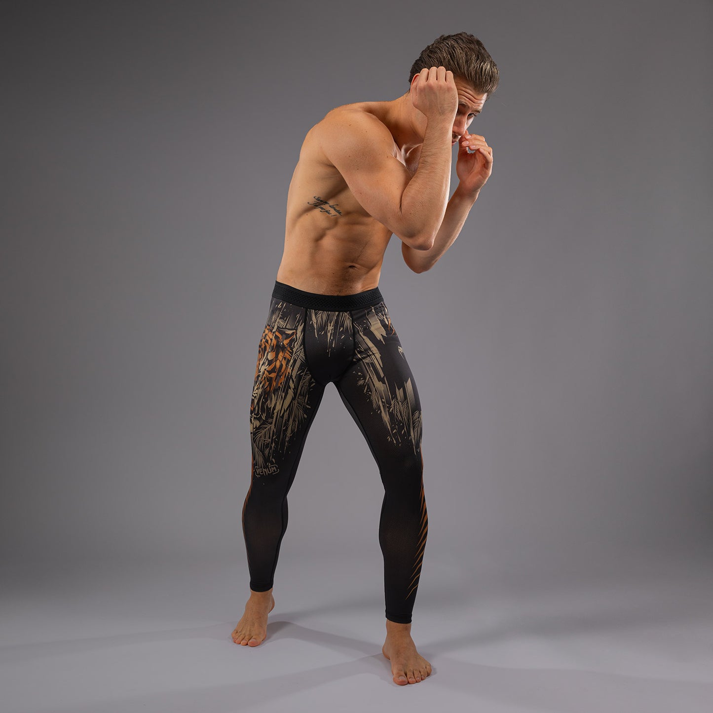 Venum Tiger Herren Spats - Schwarz/Neonorange