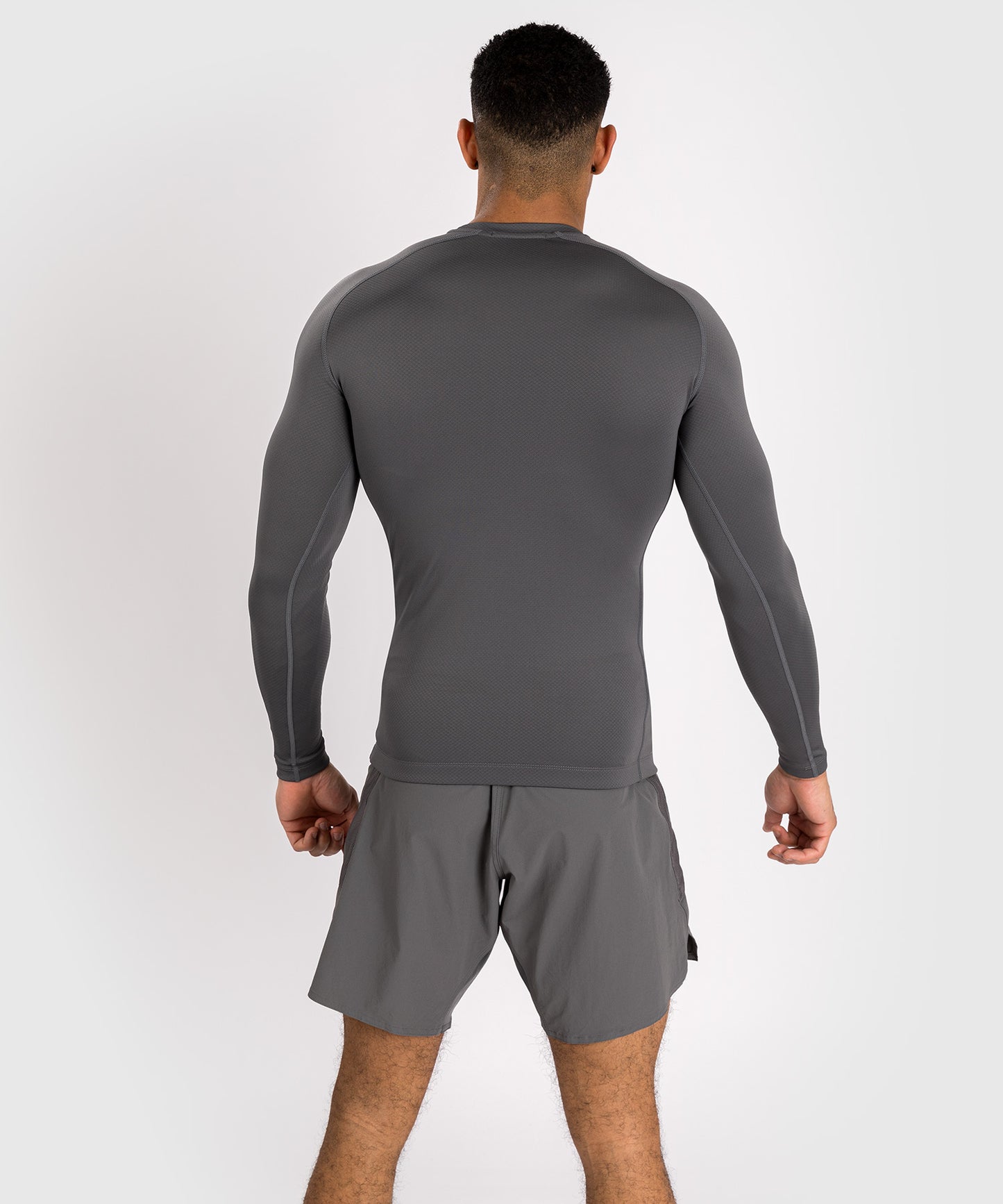 Venum Contender Herren Langärmeliger Rashguard - Grau
