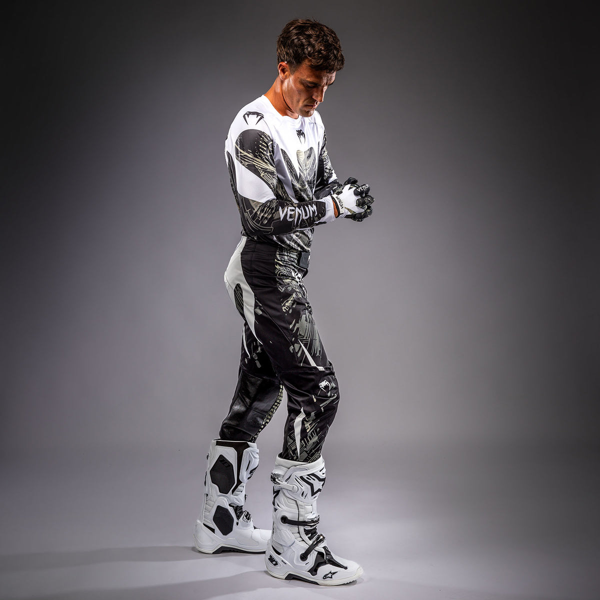 Venum MX Elite Motorsports-Trikot - Schwarz/Sand