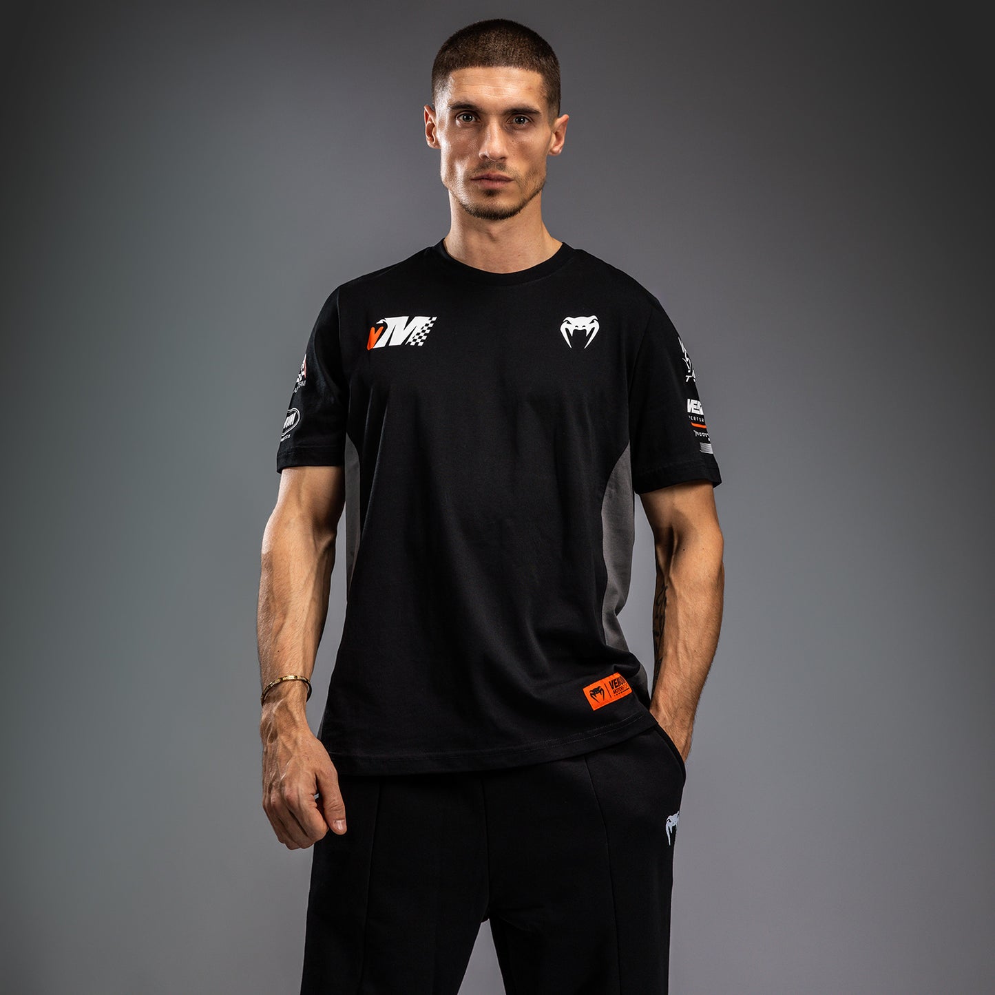 Venum Motorsport T-Shirt - Tiefschwarz