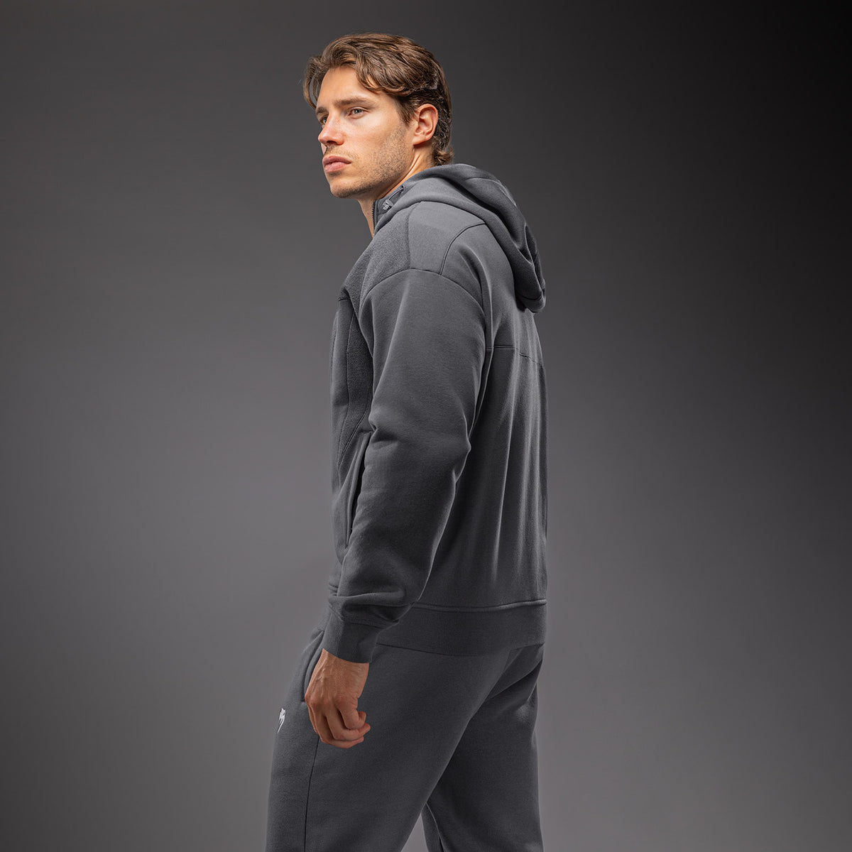 Venum Attack Fleece & Weave Trainingsjacke - Grau