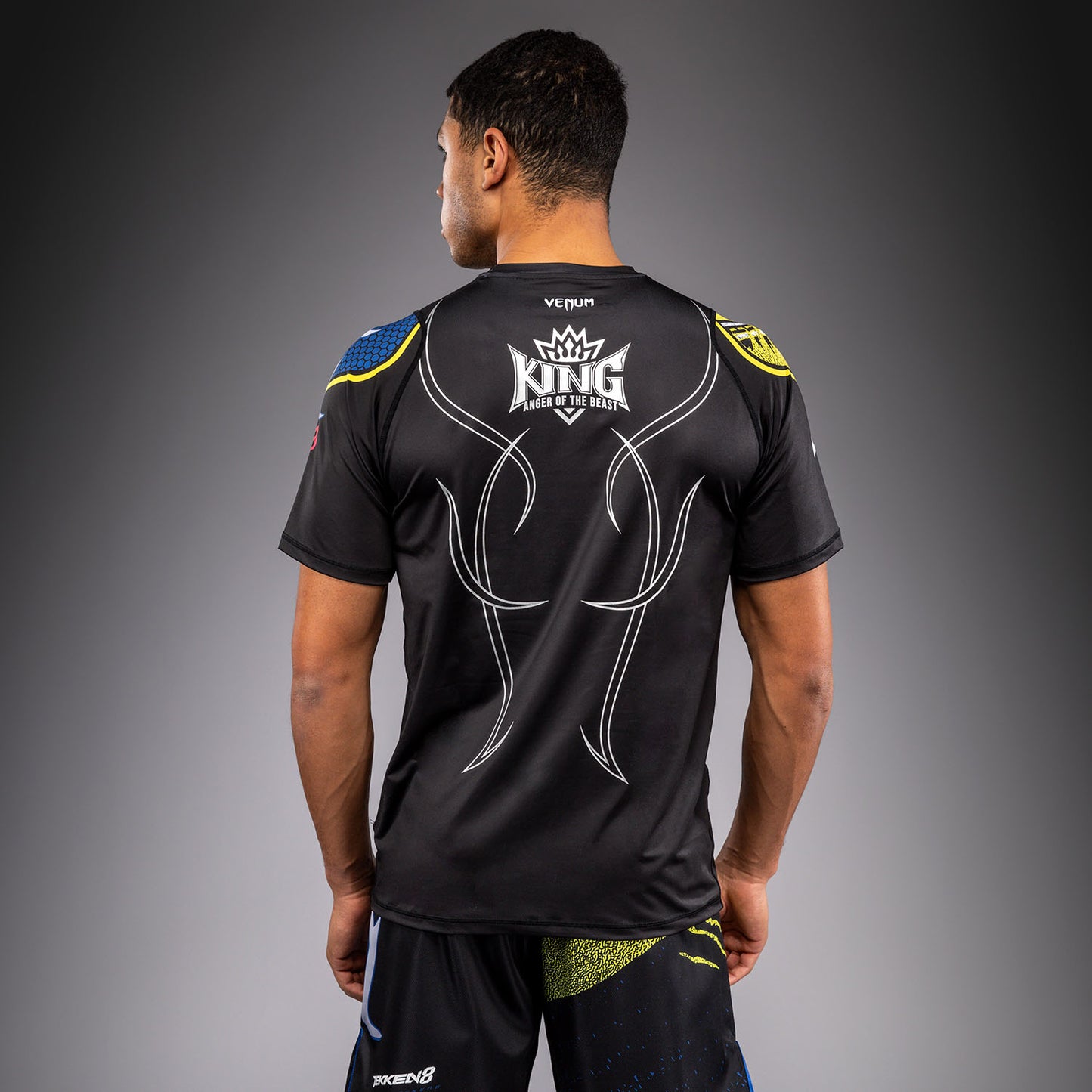 Venum x TEKKEN 8 Dry-Tech T‑Shirt - King - Schwarz/Gelb
