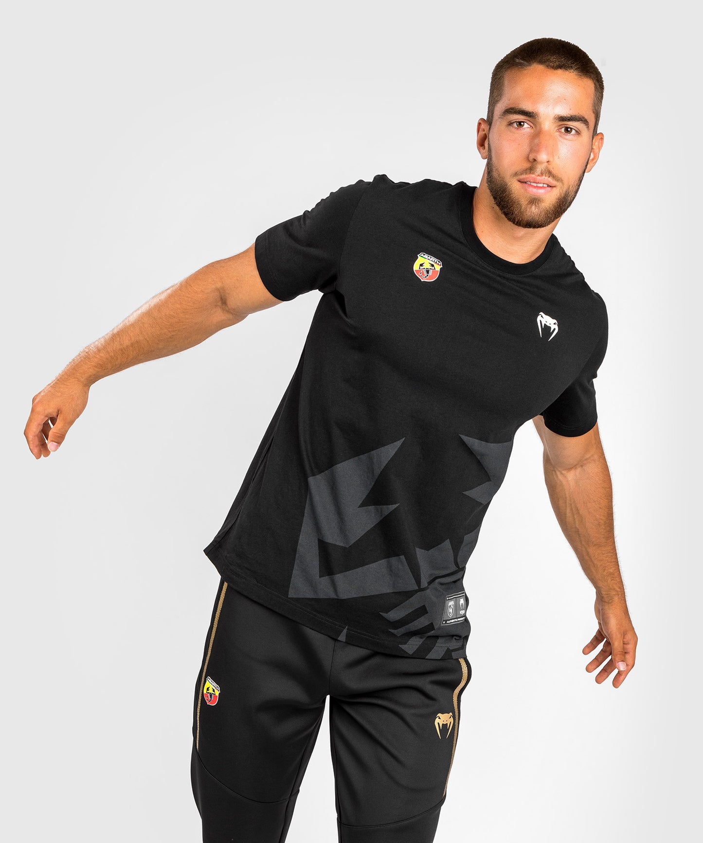 Venum Abarth #1 T-Shirt - Schwarz/Gold