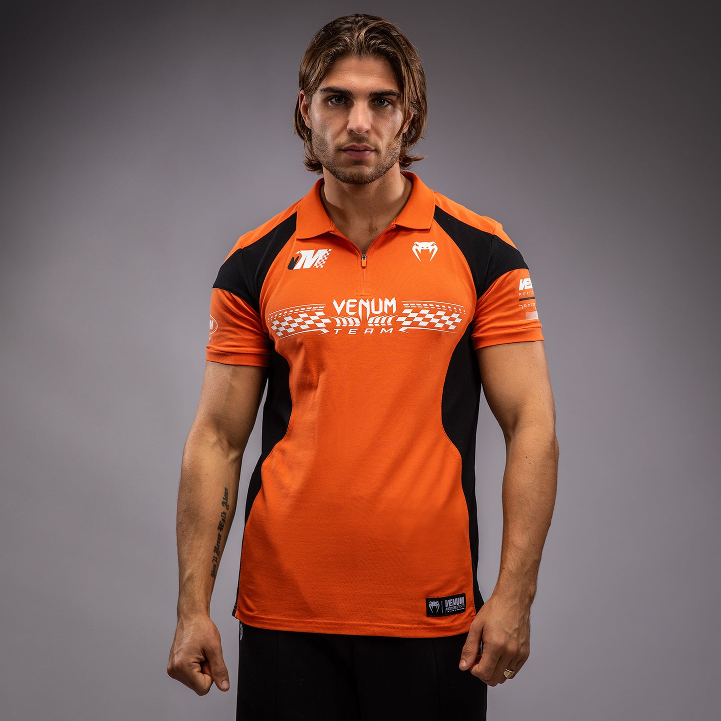 Venum Motorsport Baumwollpolo - Mandarine