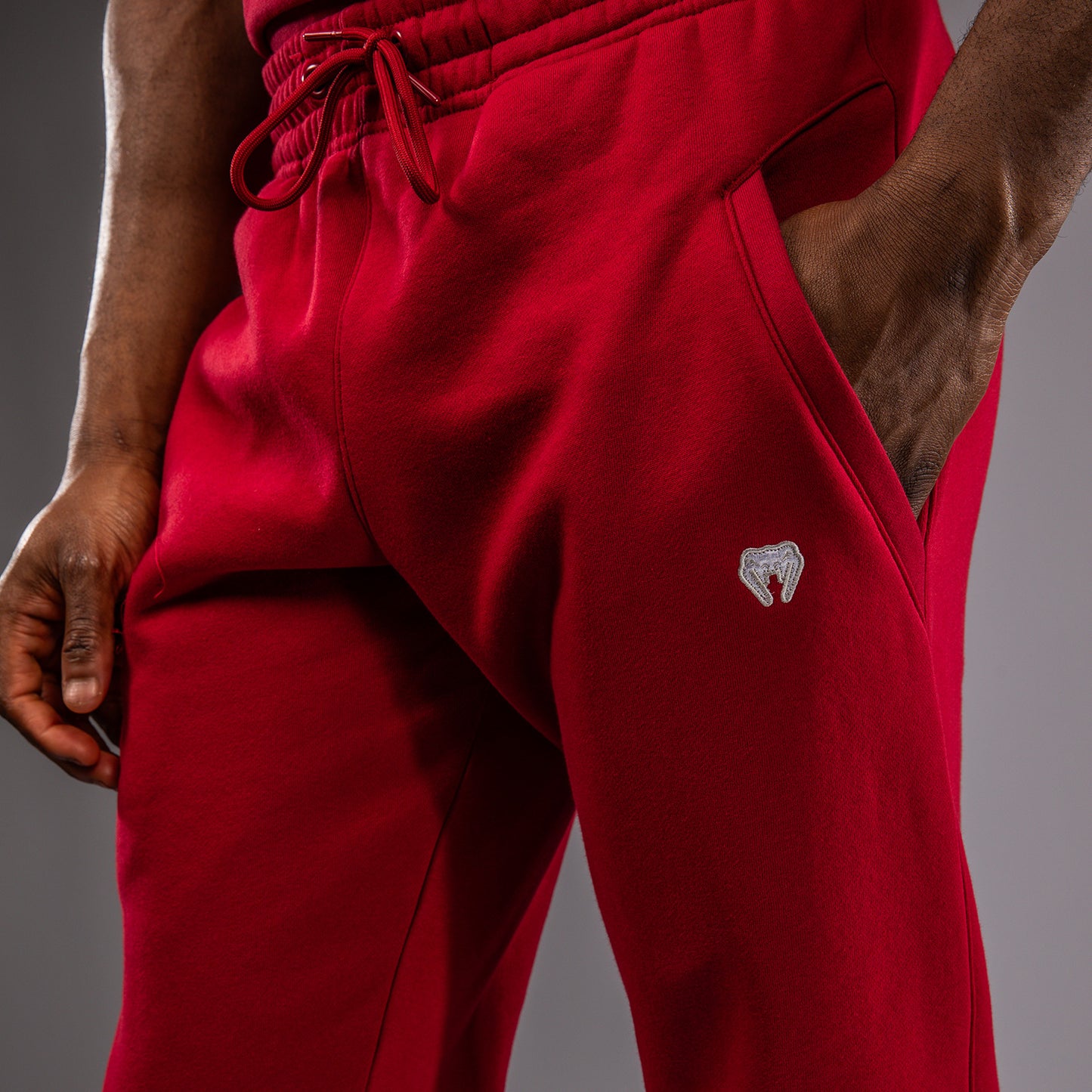 Venum Silent Power Jogginghose - Cherry Red