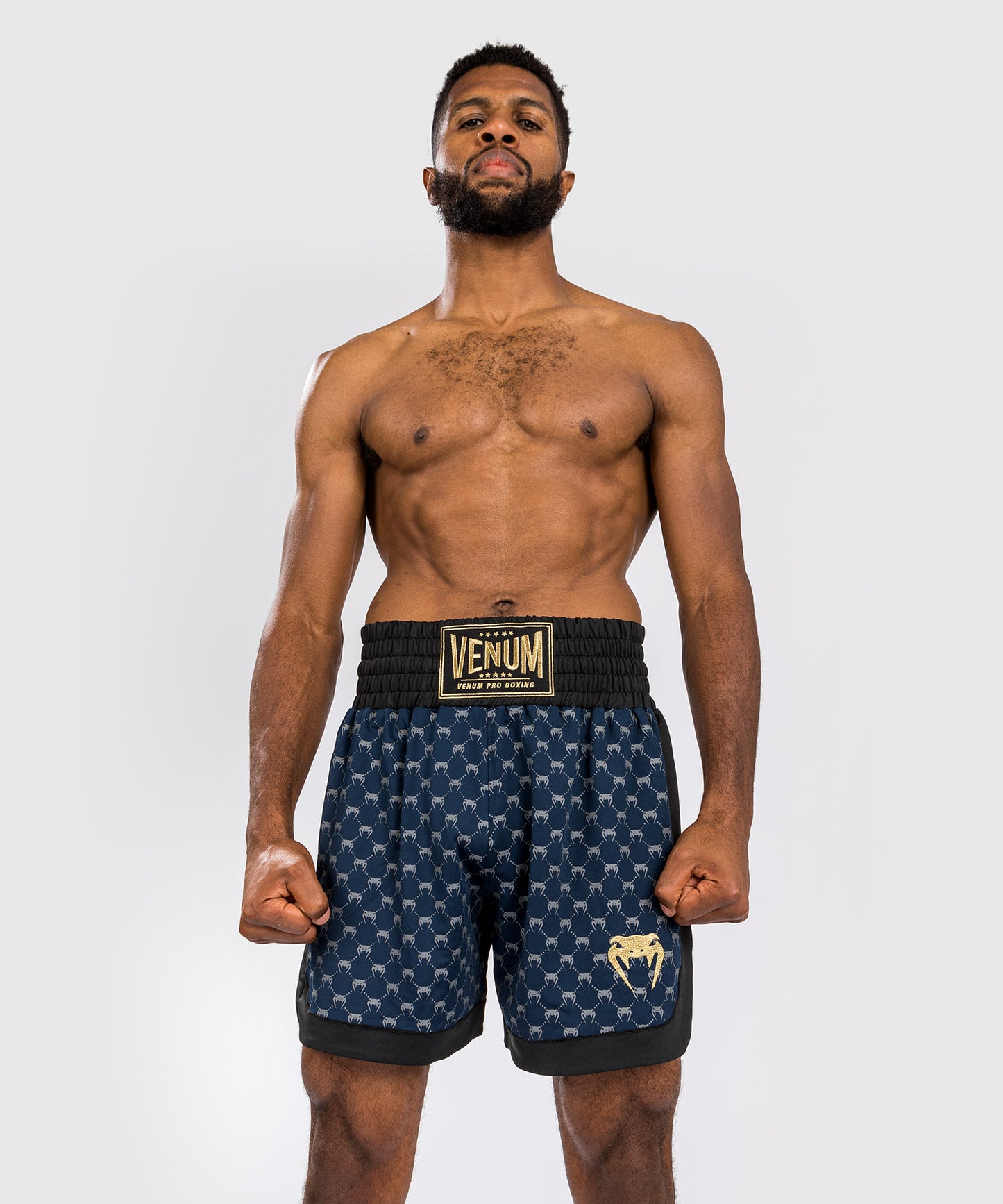 Venum Monogram Boxershorts - Schwarz/Marineblau