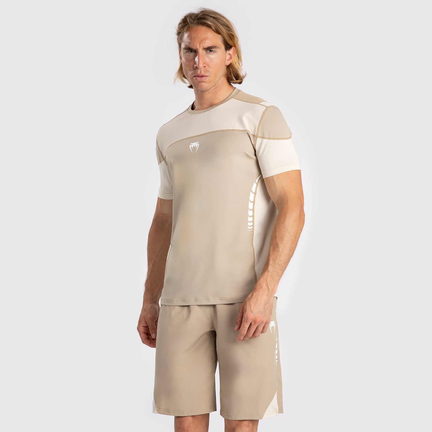 Venum Tempest Herren Dry-Tech T-Shirt - Beige/Sand