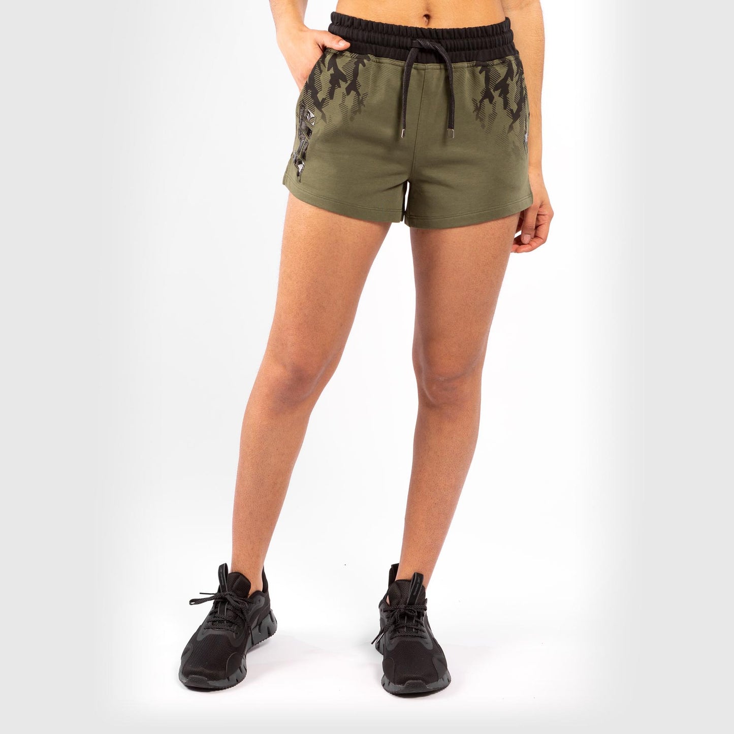 UFC Venum Authentic Fight Week Damen Shorts - Khaki