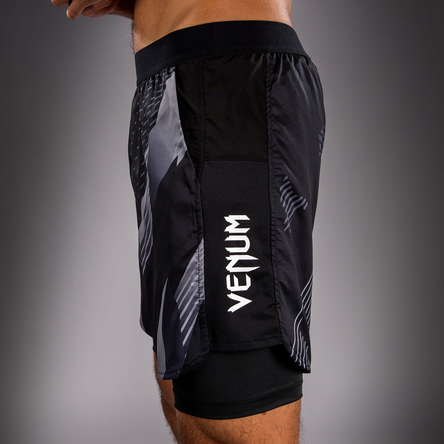 Venum No-Gi 6.0 Trainingsshorts - Schwarz/Weiß