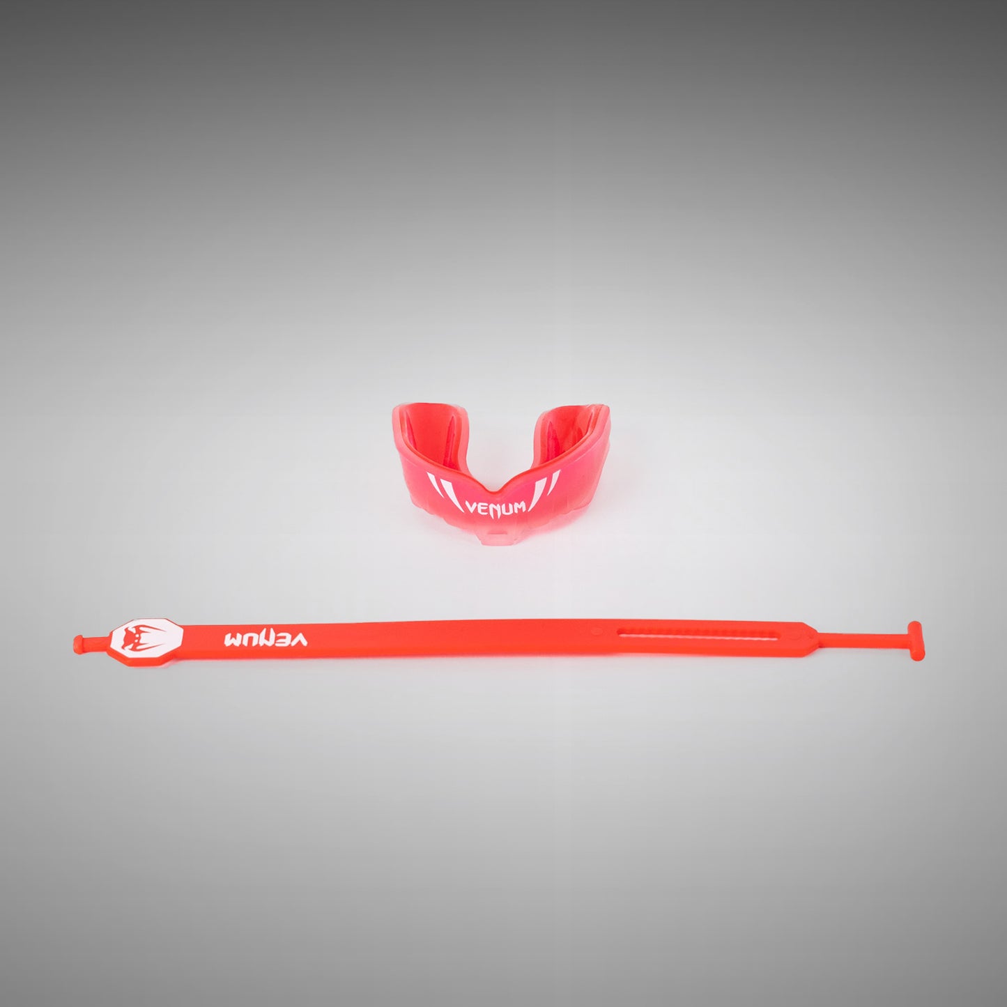 Venum Challenger Kinder Mundschutz Riemen/Ohne Riemen - Rot Transparent