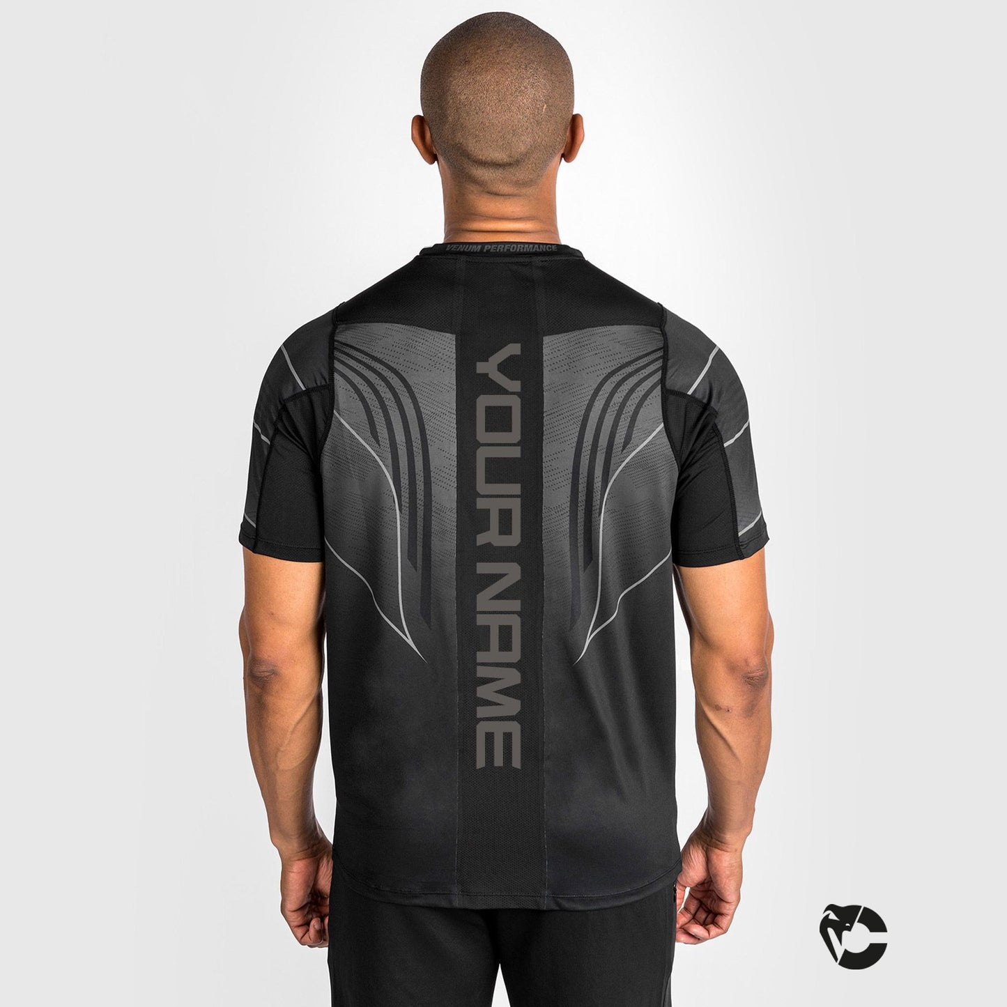 UFC Venum personalisierte authentische Fight Night 2.0 Männer Walkout Jersey - schwarz