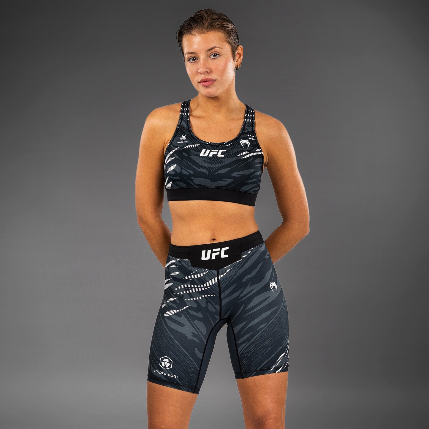 UFC Fusion by Venum Authentic Fight Night Damen Vale Tudo Short - Long Fit - Schwarz