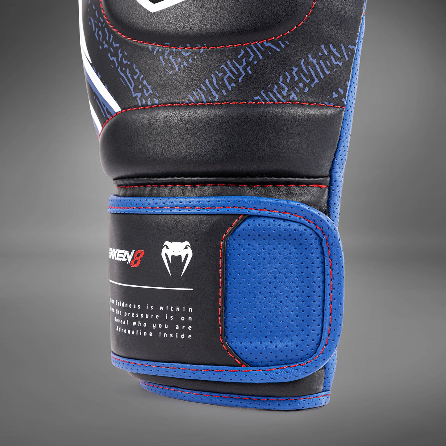 Venum x TEKKEN 8 - Jin Kazama Boxhandschuhe - Blau/Schwarz/Weiß