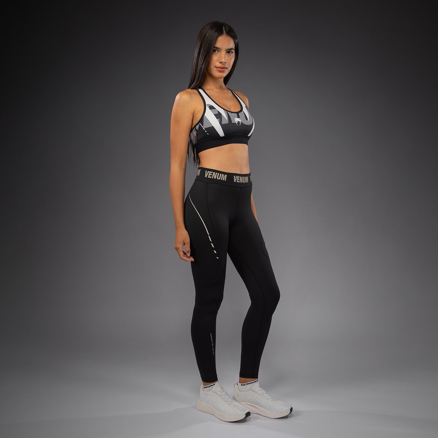 Venum Adrenaline Damen Leggings – Schwarz/Elfenbein