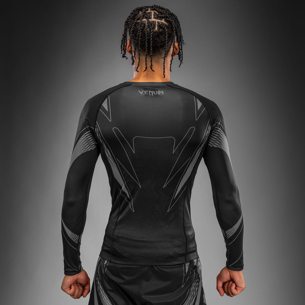 Venum Amazonia Reborn Langarm-Rashguard - Schwarz/Grau