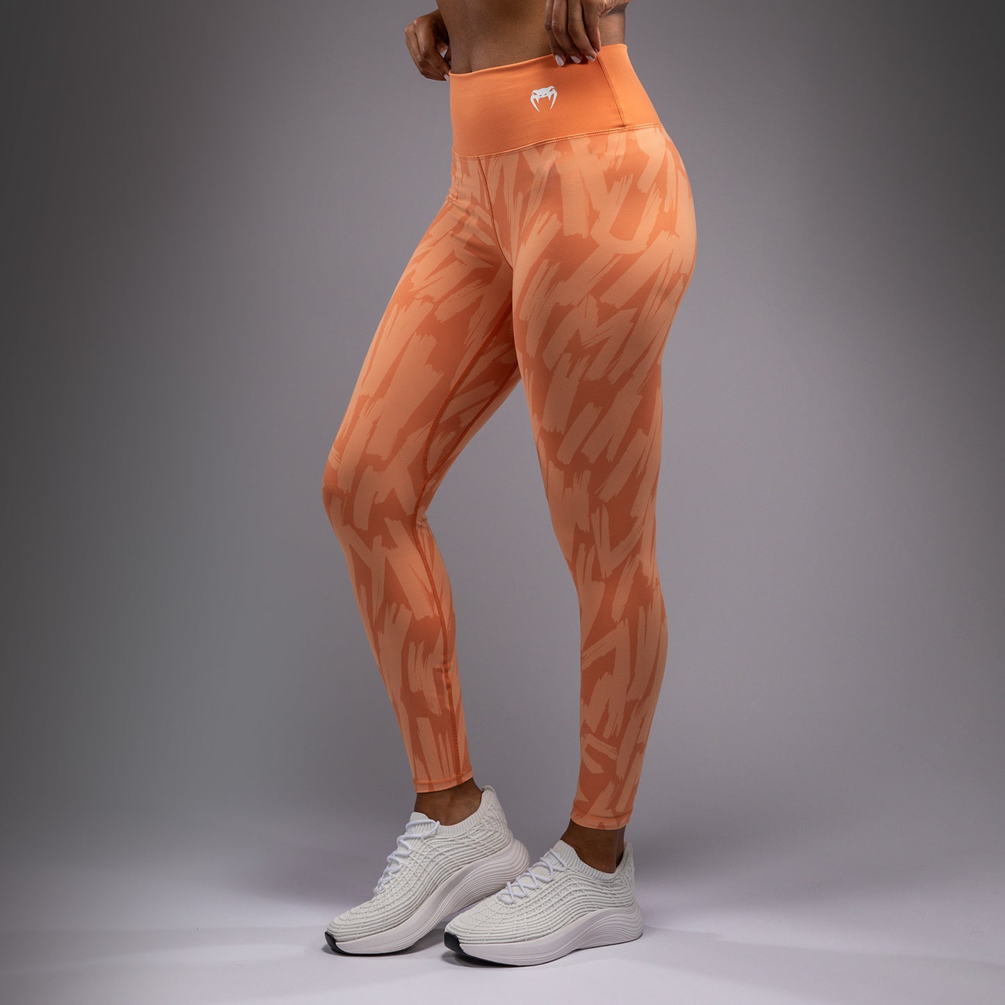 Venum Graffiti Frauen Leggings in voller Länge - Samtaprikose