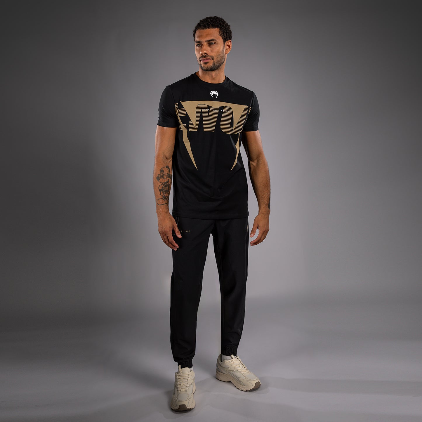 Venum Adrenaline T-Shirt – Schwarz/Sand