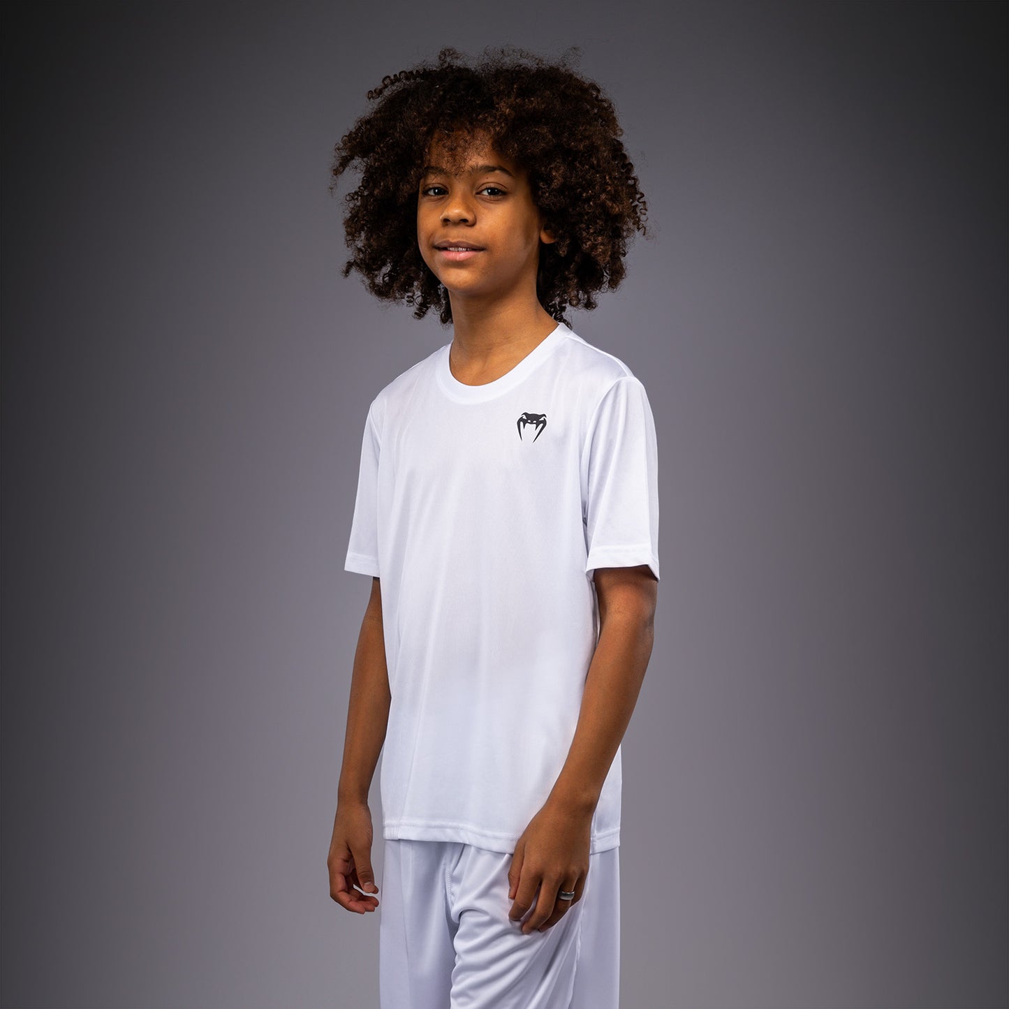 Venum Lineup T-Shirt Kurzarm Für Kinder - Weiß/Schwarz