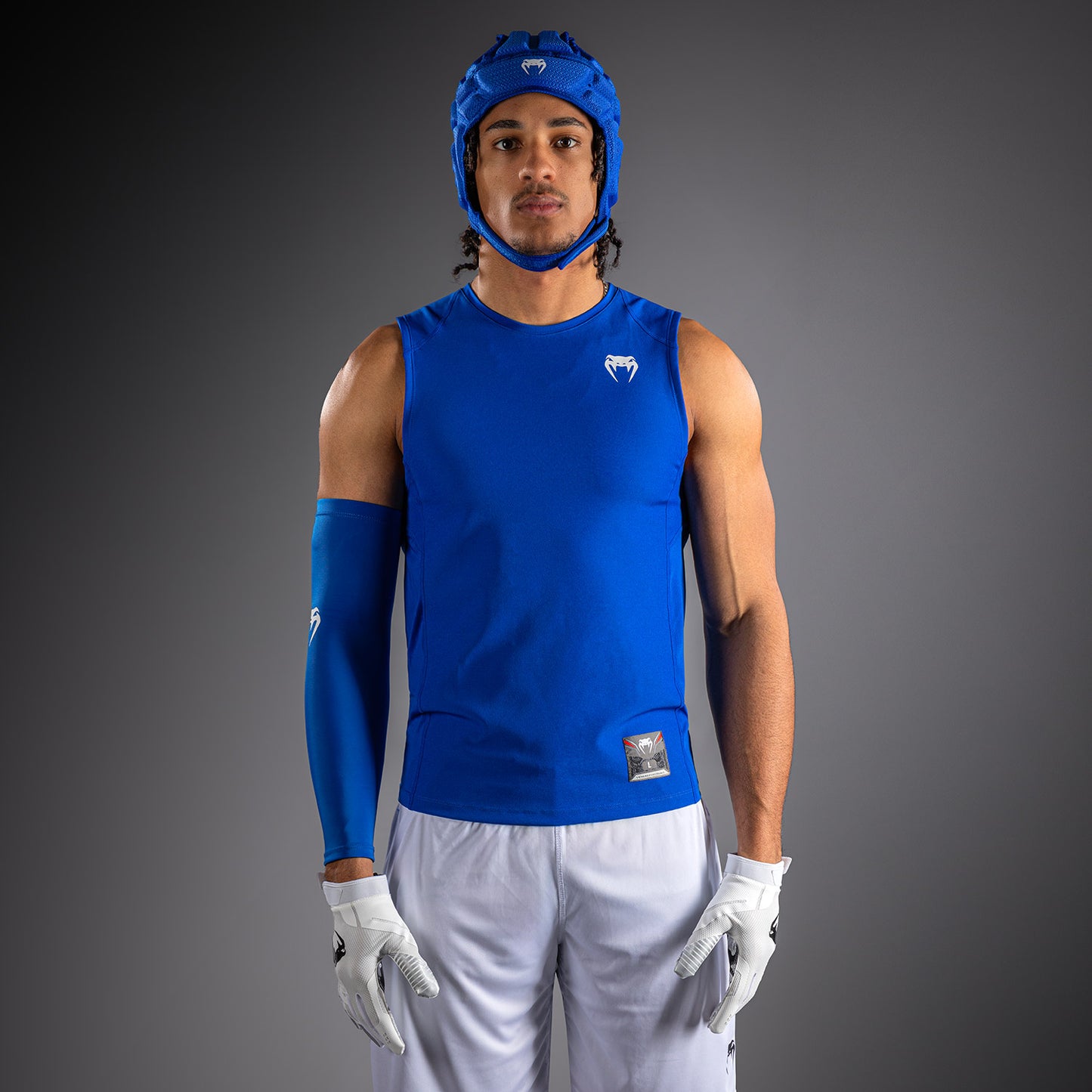 Venum Elite Fußball Ärmelloses Kompressionsshirt - Königsblau