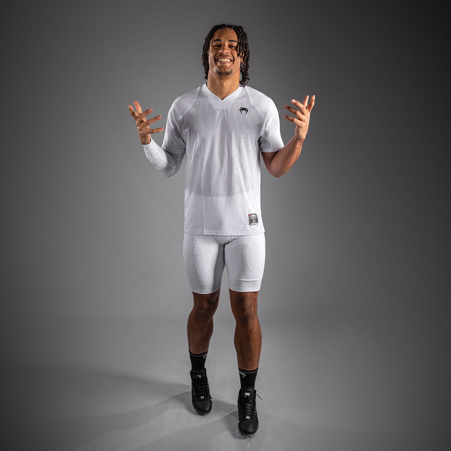 Venum Elite Fußball Kompressionsshorts - Weiß