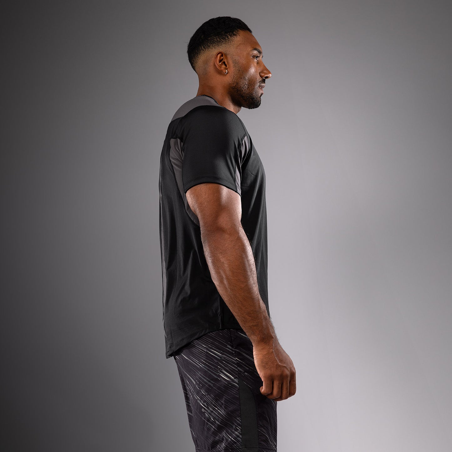 Venum Rapid Dry-Tech T-shirt - Schwarz/Sturmgrau