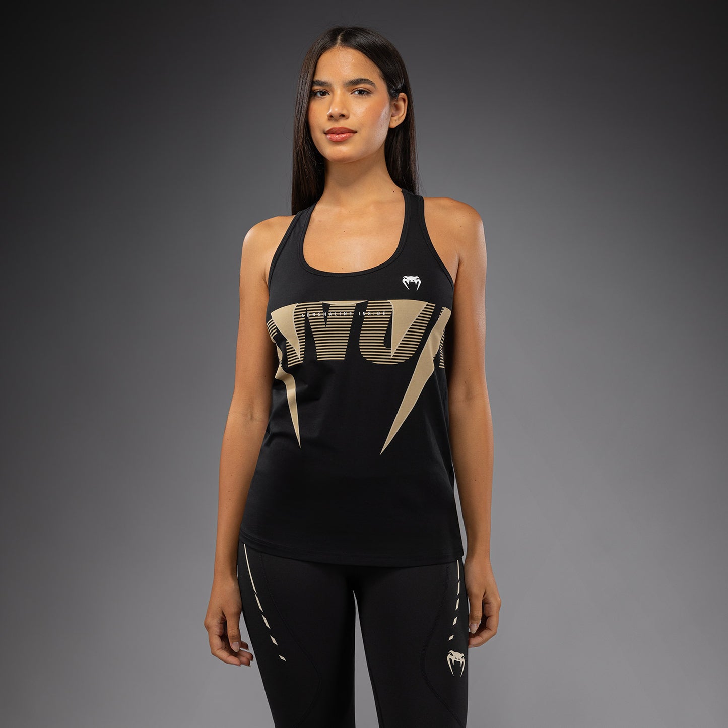 Venum Adrenaline Damen Tank Top – Schwarz/Elfenbein
